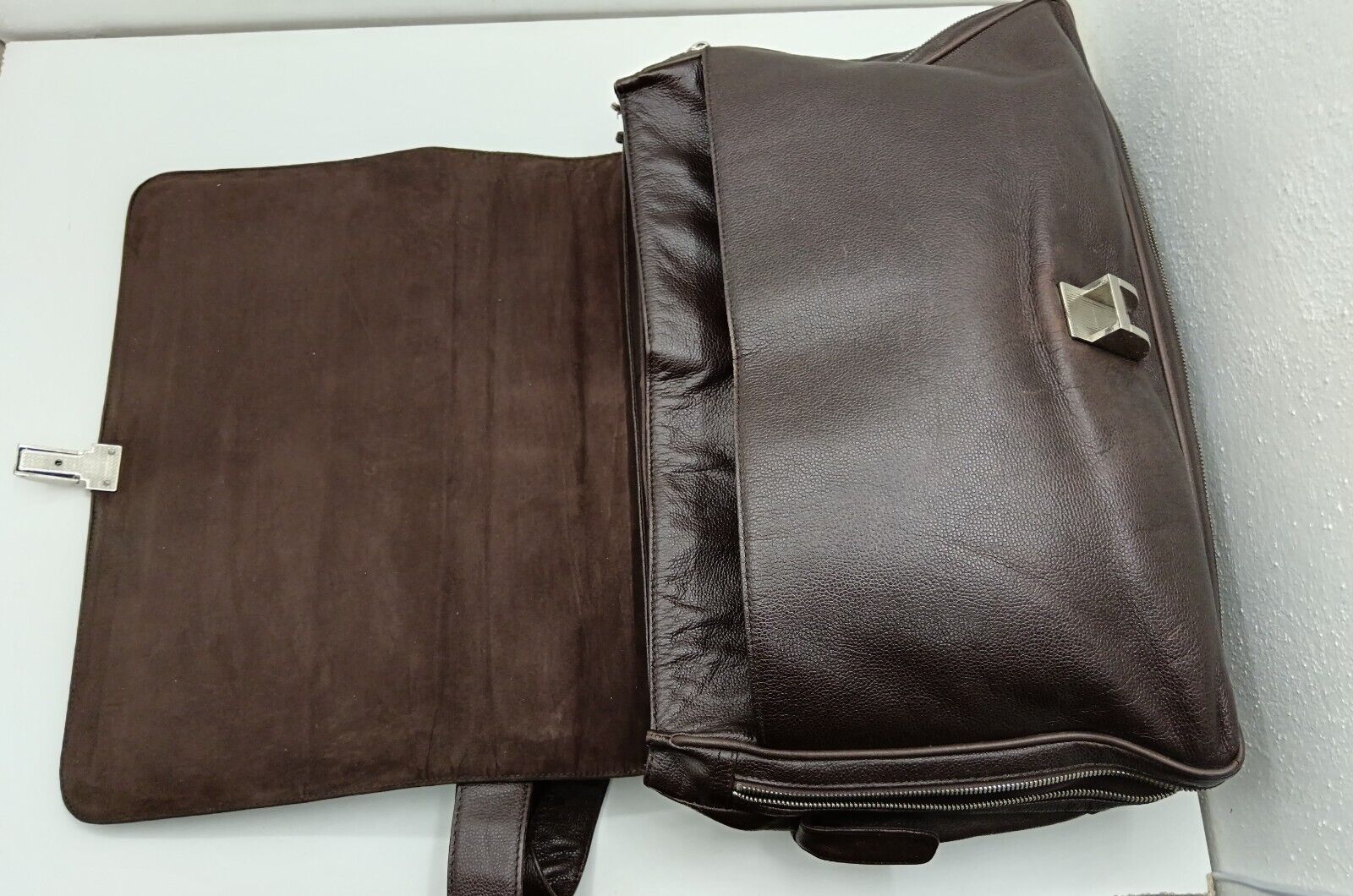 Piquadro – Cartella Modus Expandable Briefcase in Pelle Micro-Martellata