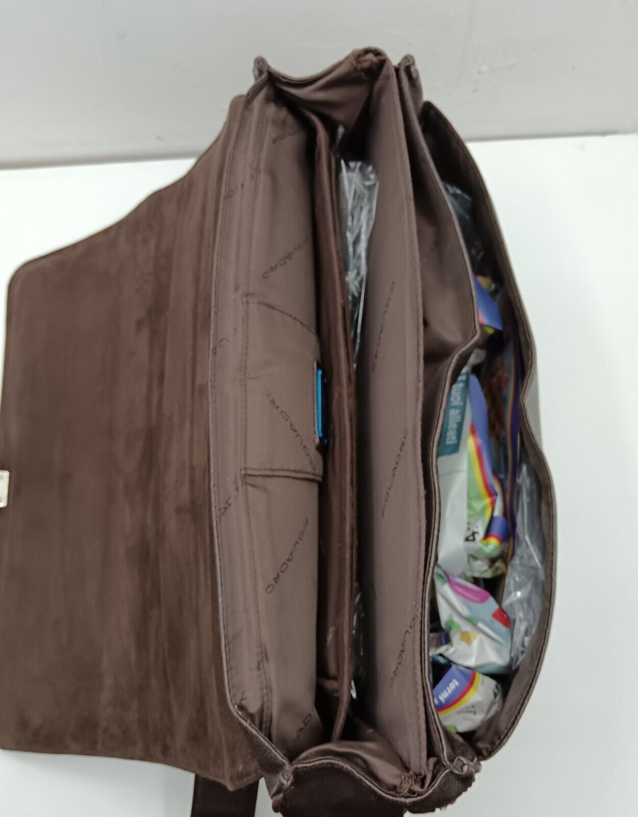 Piquadro – Cartella Modus Expandable Briefcase in Pelle Micro-Martellata