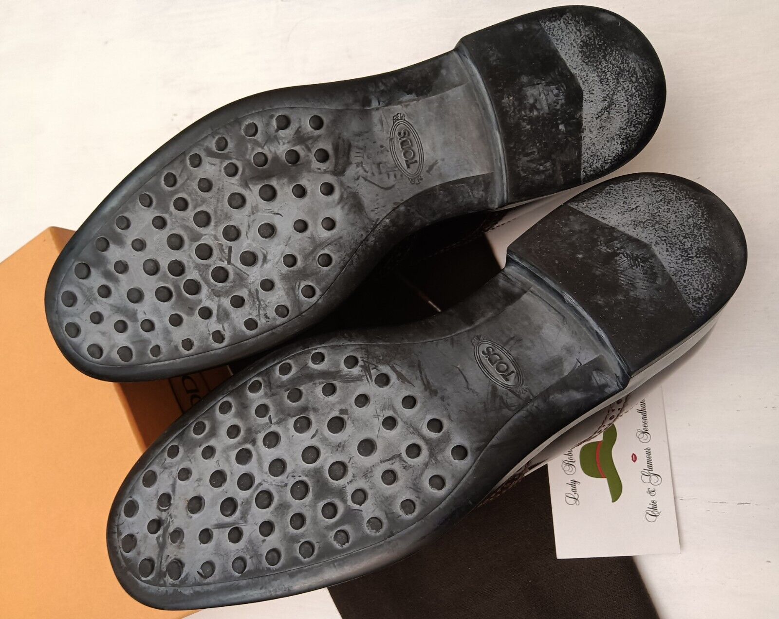 Tod’s - Scarpe Stringate Oxford Donna Pelle Bordeaux