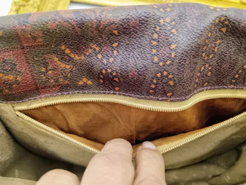 Escada - Camera Bag Tracolla Vintage in Canvas Fantasia