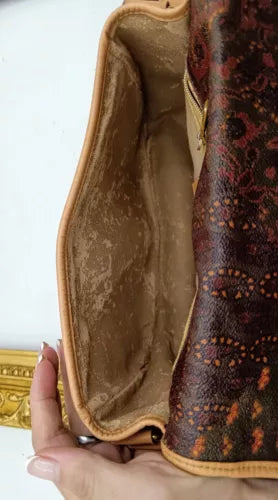 Escada - Camera Bag Tracolla Vintage in Canvas Fantasia