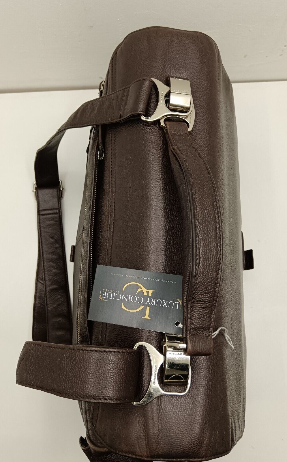 Piquadro – Cartella Modus Expandable Briefcase in Pelle Micro-Martellata