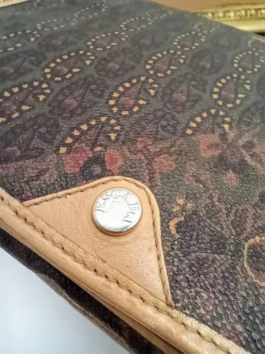 Escada - Camera Bag Tracolla Vintage in Canvas Fantasia