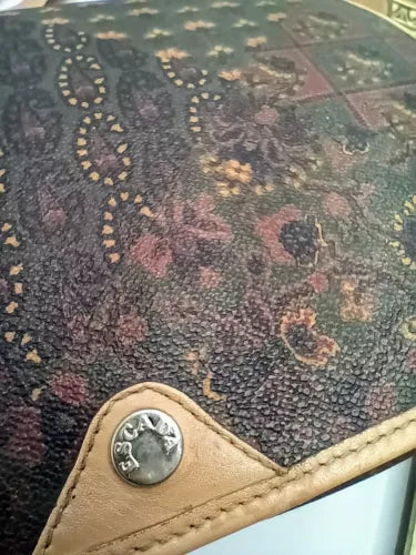 Escada - Camera Bag Tracolla Vintage in Canvas Fantasia