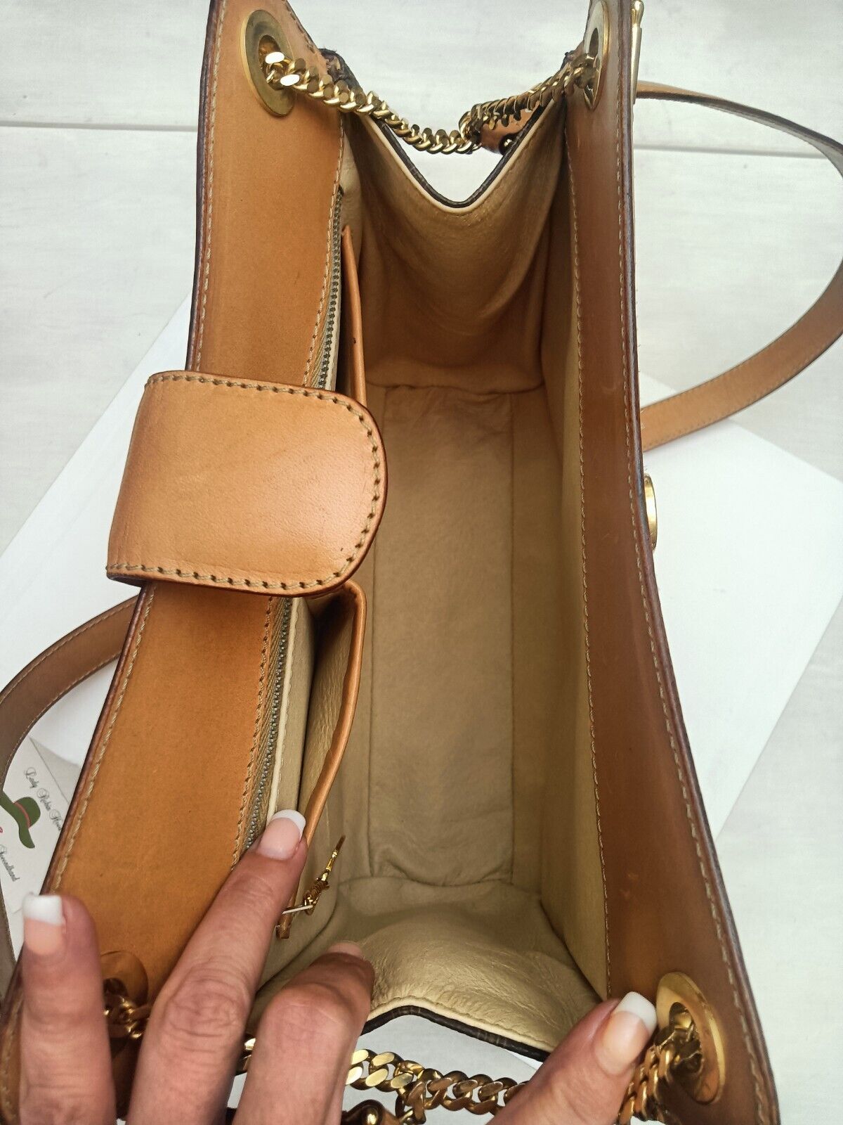 Celine - Tote Bag Macadam Pelle con Tracolla regolabile