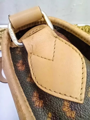 Escada - Camera Bag Tracolla Vintage in Canvas Fantasia