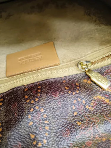 Escada - Camera Bag Tracolla Vintage in Canvas Fantasia