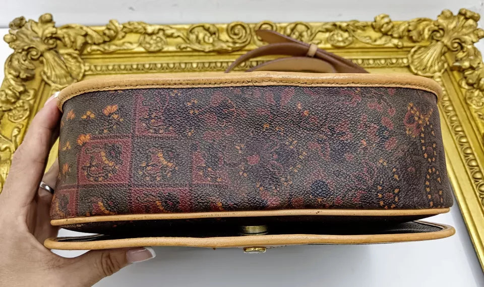 Escada - Camera Bag Tracolla Vintage in Canvas Fantasia