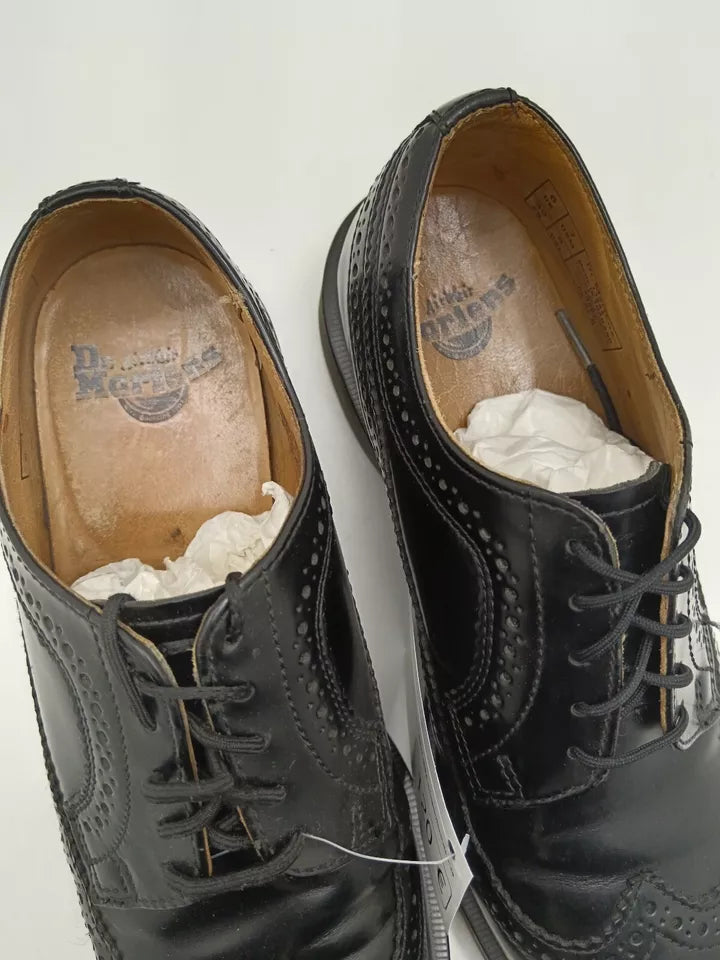 Dr. Martens – Scarpe Brogue Classiche Stringate Pelle Nera