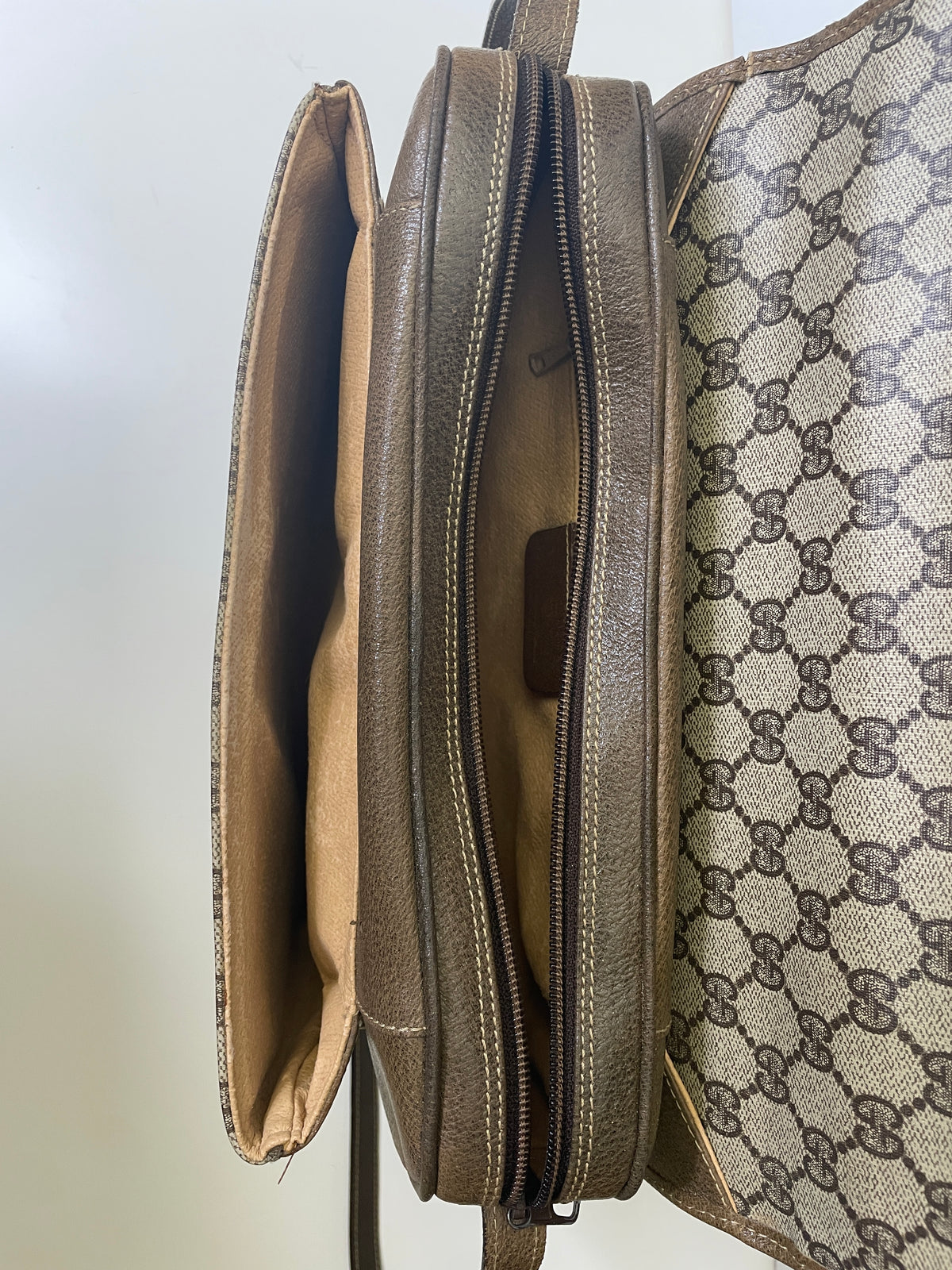 Gucci Ophidia Mega Camera Bag/Valigetta GG Beige con Tracolla