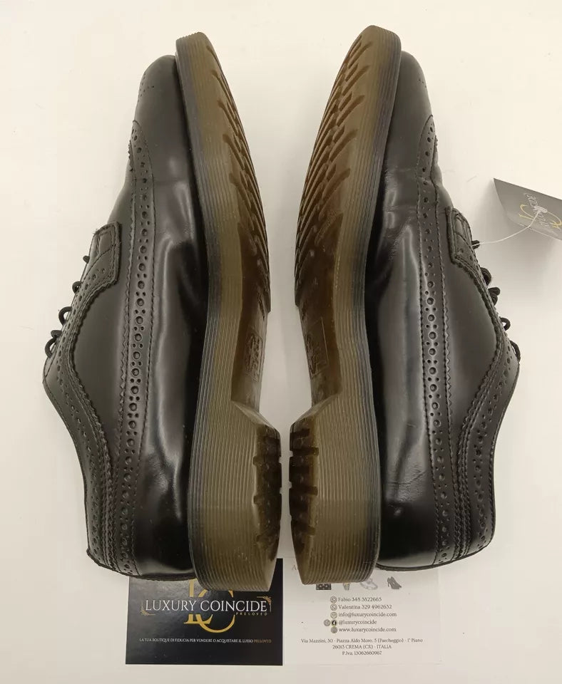 Dr. Martens – Scarpe Brogue Classiche Stringate Pelle Nera
