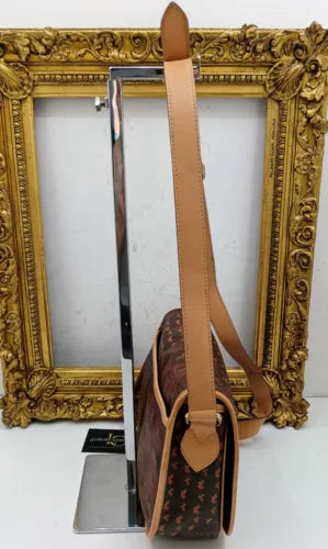Escada - Camera Bag Tracolla Vintage in Canvas Fantasia