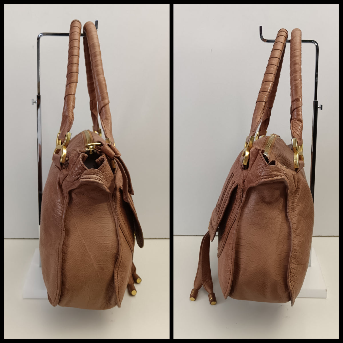 CHLOE' - Borsa Marcie Pitone Rosa