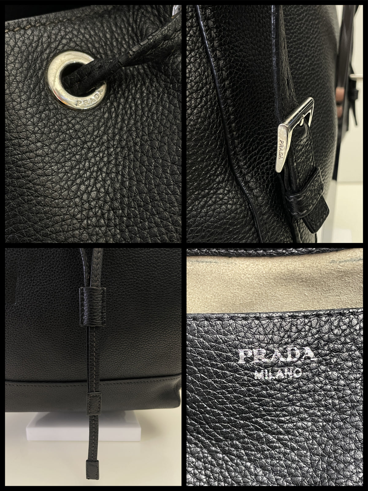 Prada - Zaino Pelle Nera