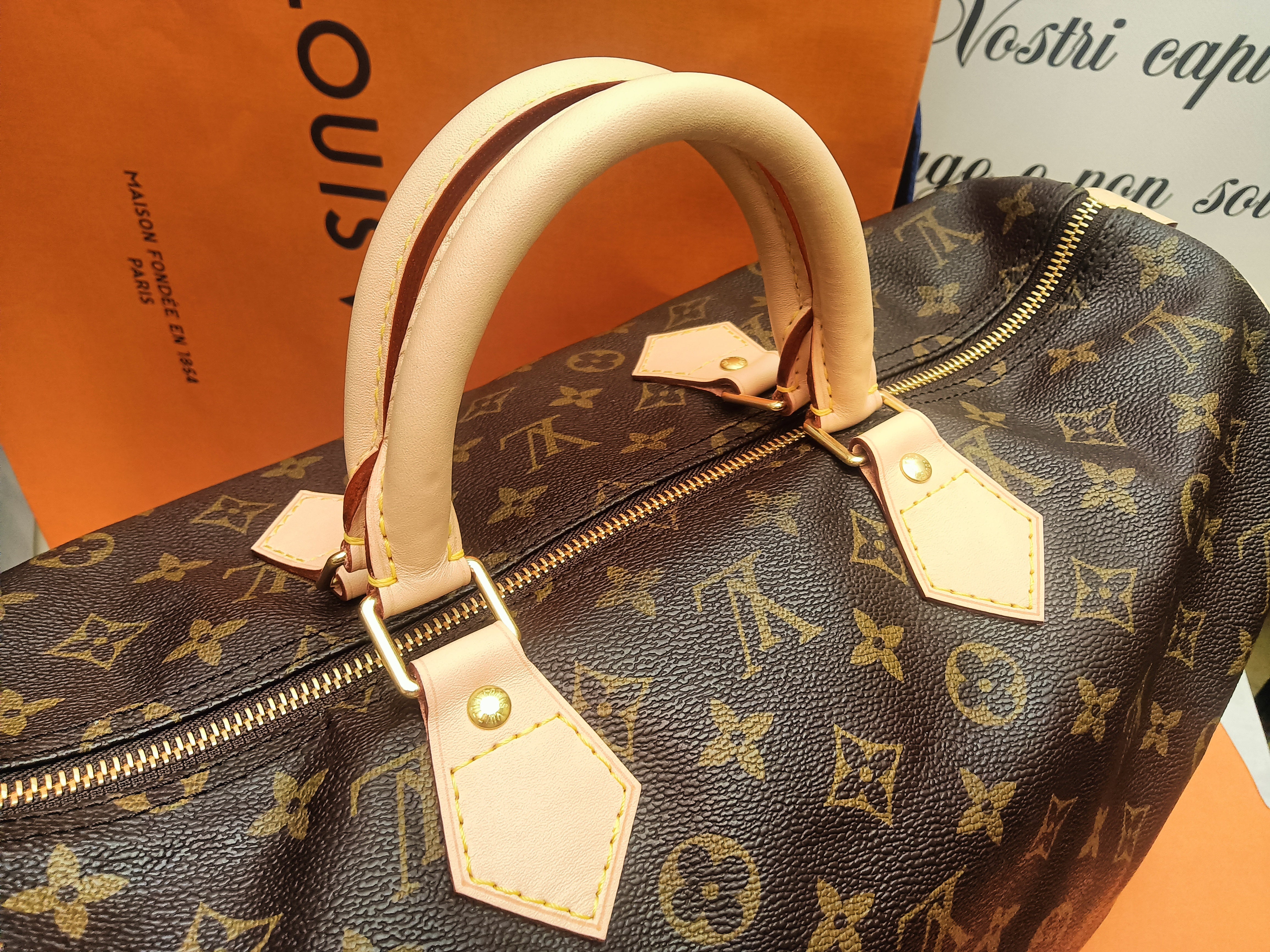 Louis Vuitton – Speedy 35 Monogram Full Set