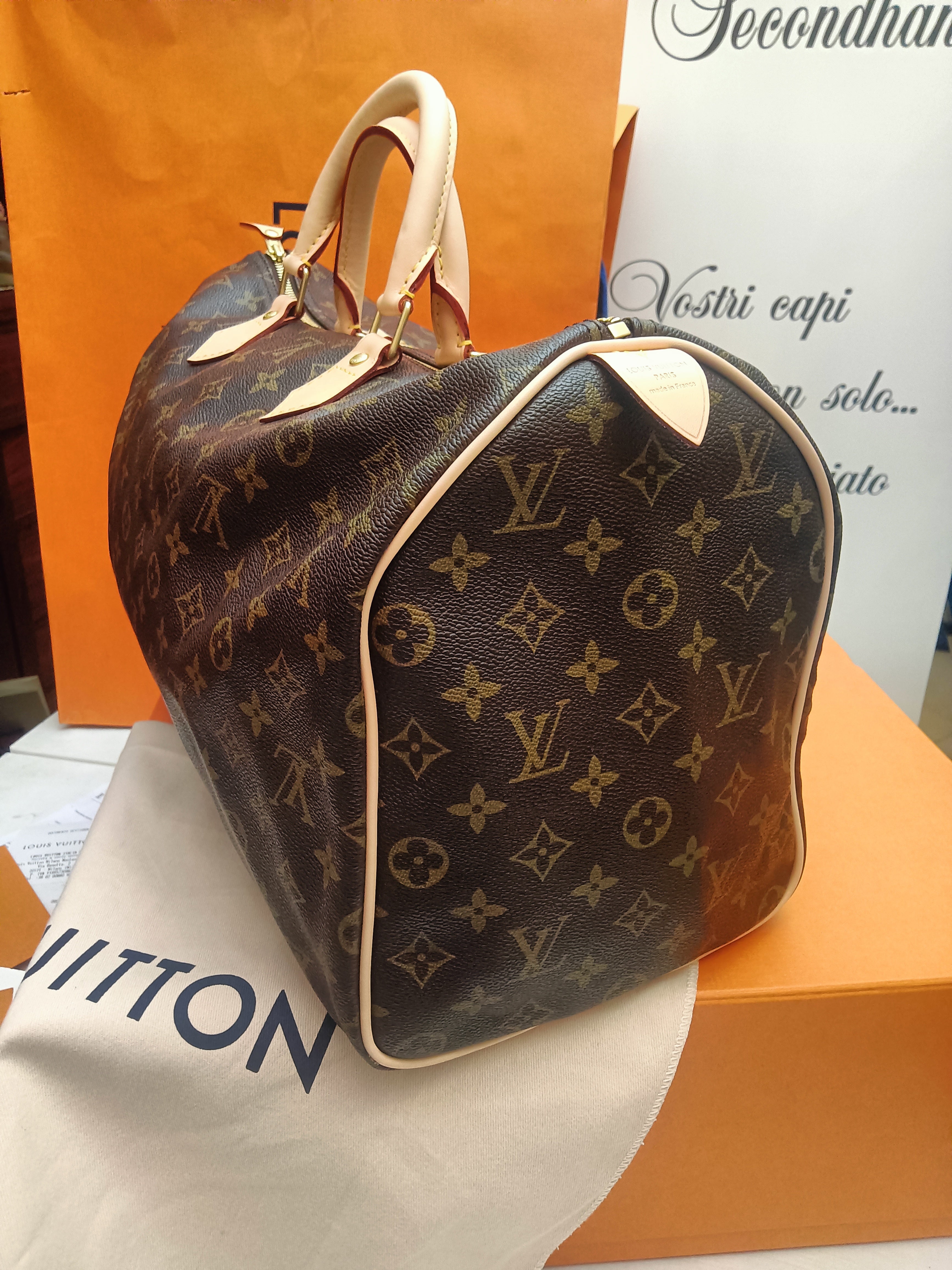 Louis Vuitton – Speedy 35 Monogram Full Set