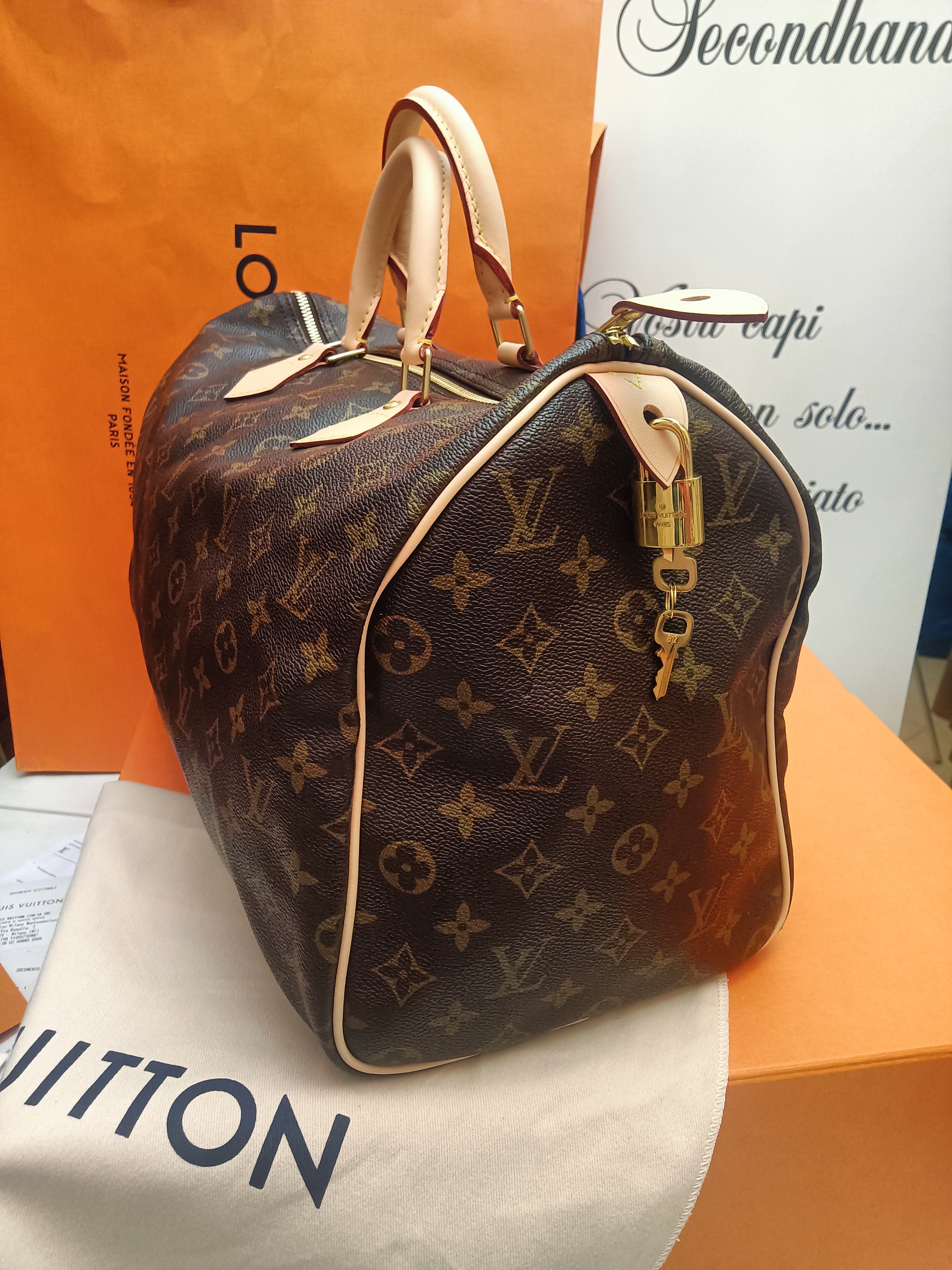 Louis Vuitton – Speedy 35 Monogram Full Set