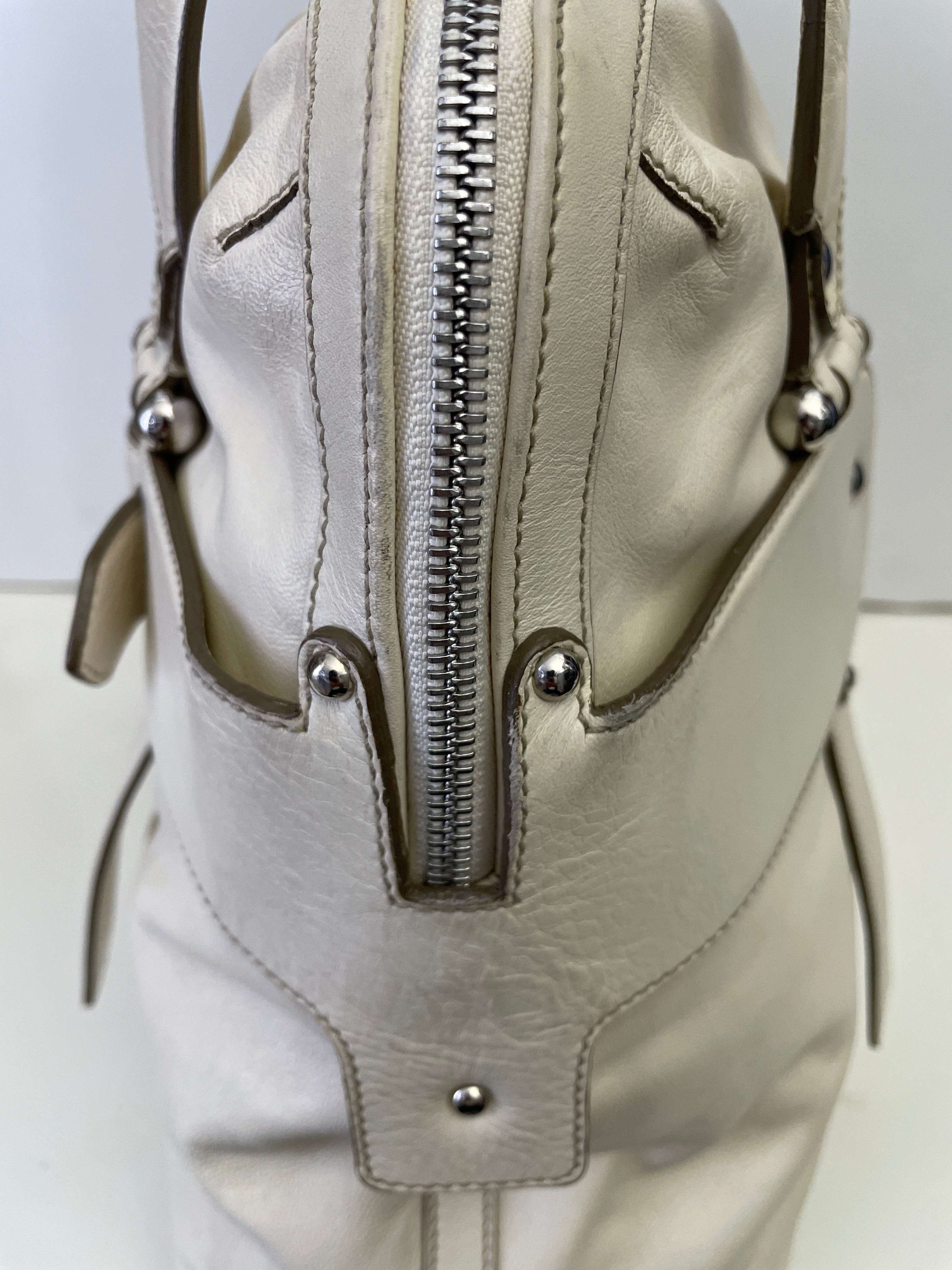 Ferragamo - Borsa A Spalla Pelle Bianca