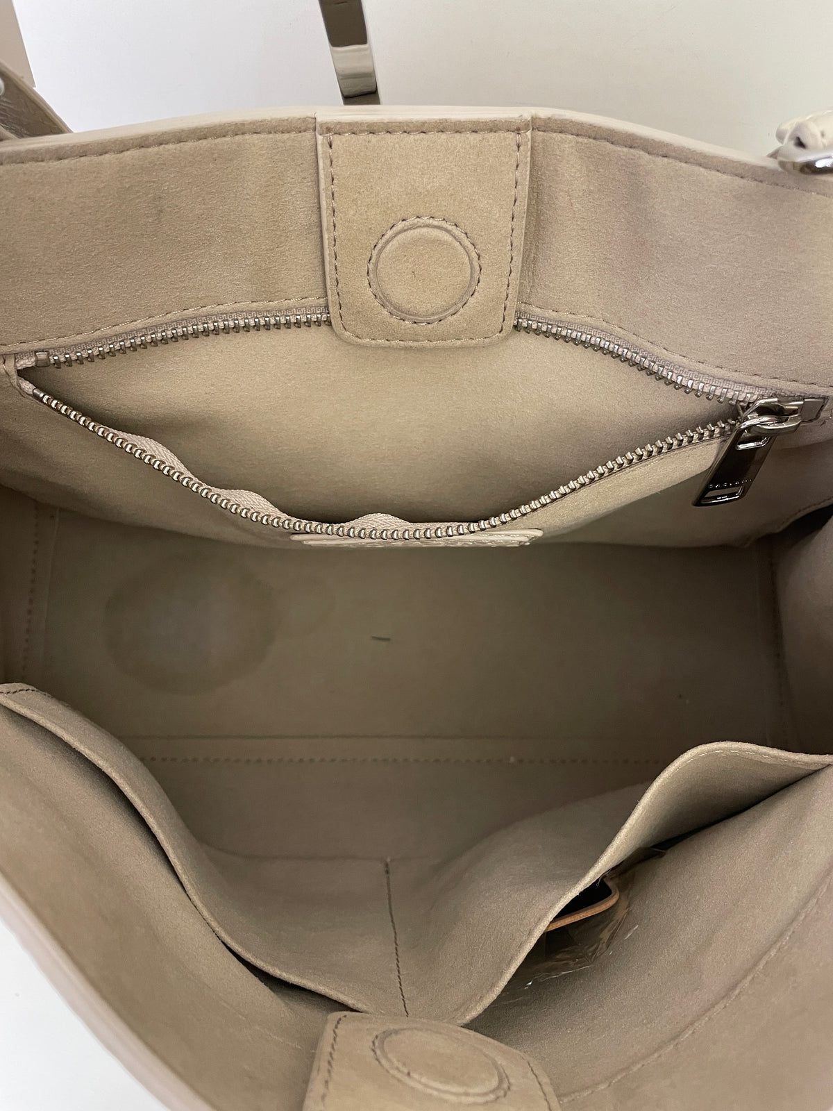 Prada - Tote/Mini Shopper Logo Jacquard Beige/Avorio con Tracolla