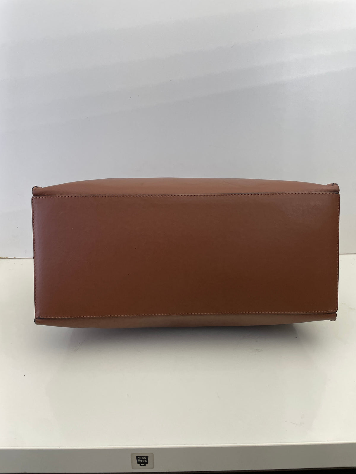 Orciani - Sveva Liberty Media Bordi Intrecciati Pelle Liscia Color Cuoio