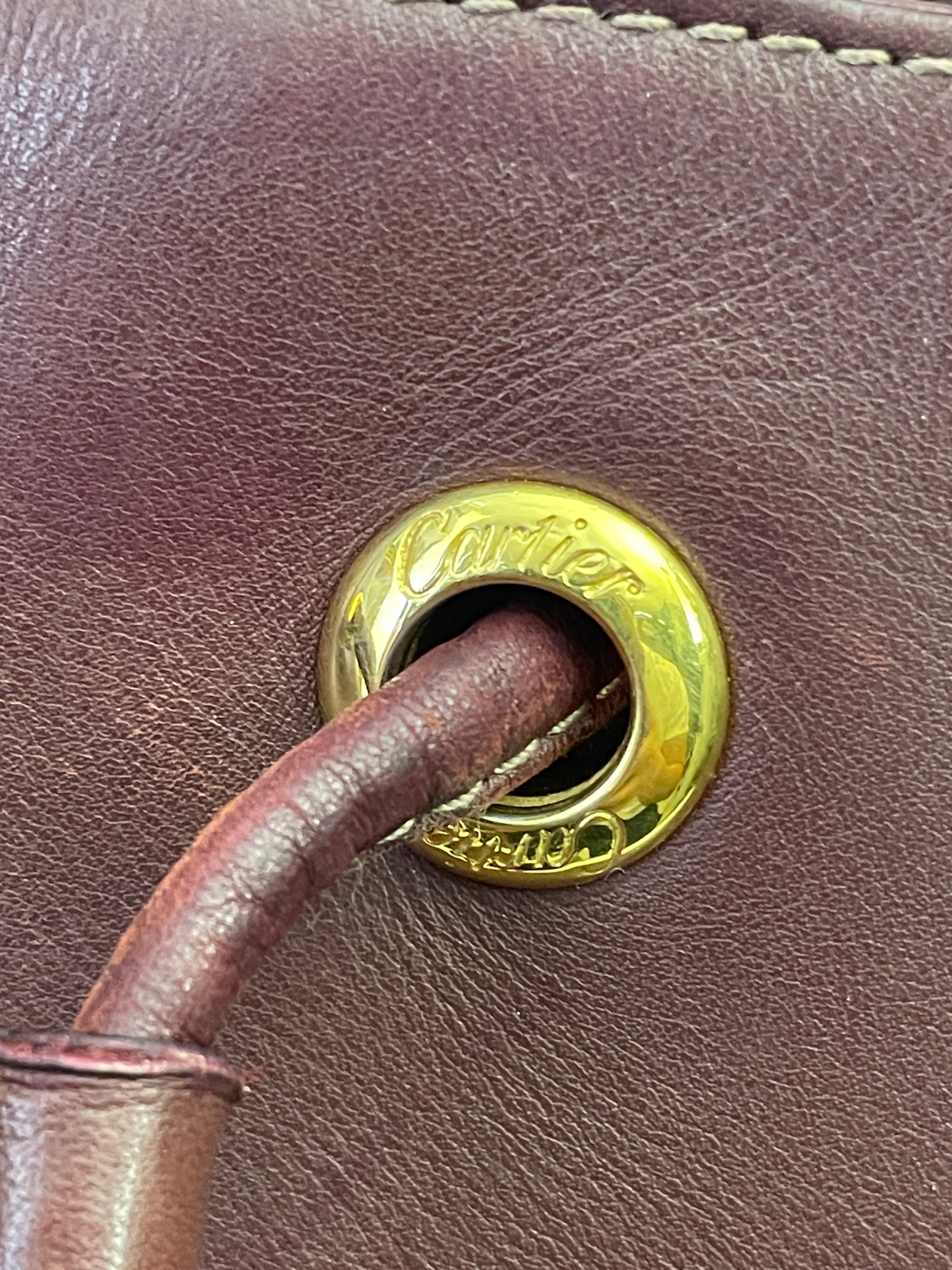 Cartier - Secchiello espandibile bordeaux scuro