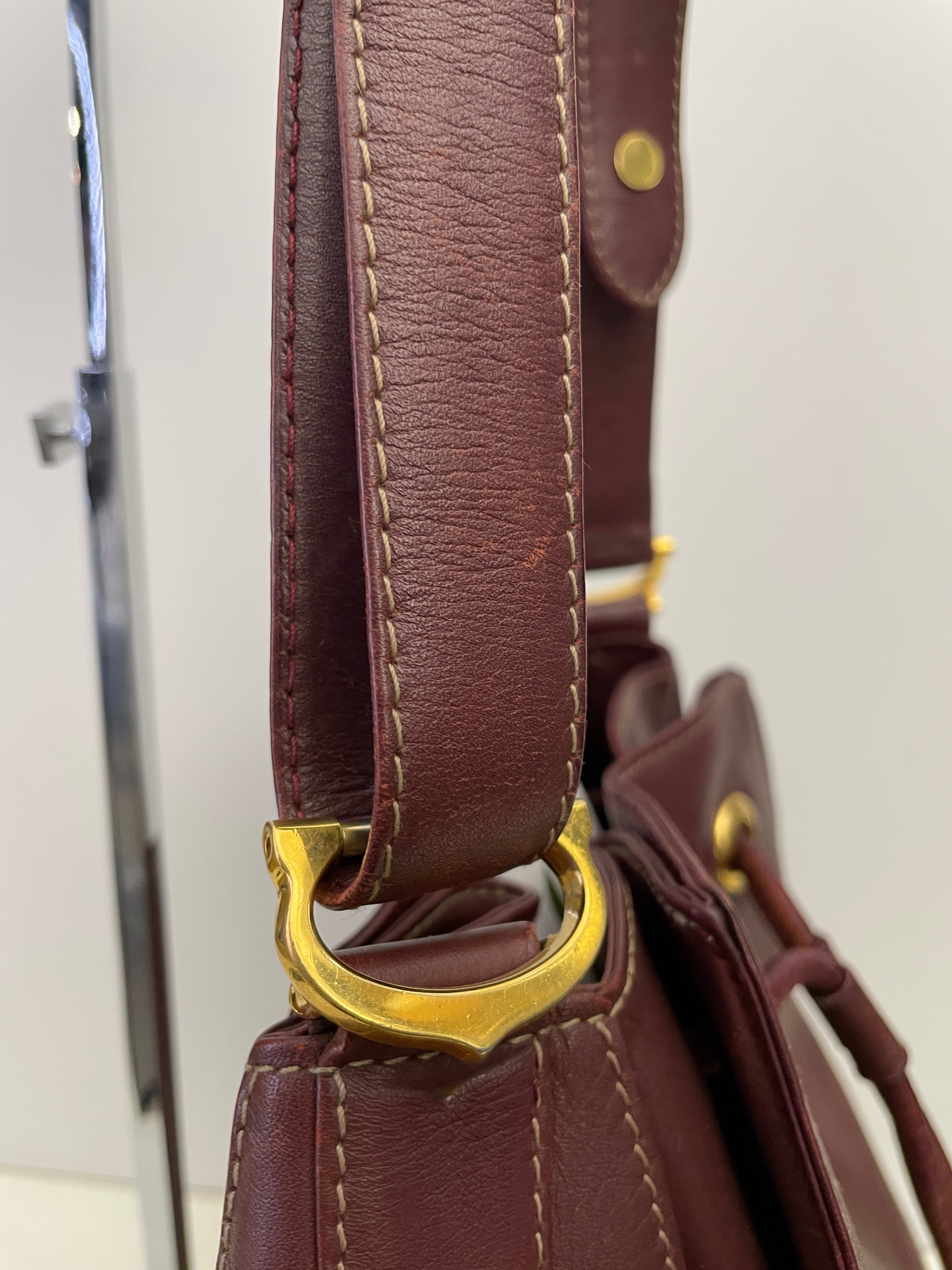 Cartier - Secchiello espandibile bordeaux scuro