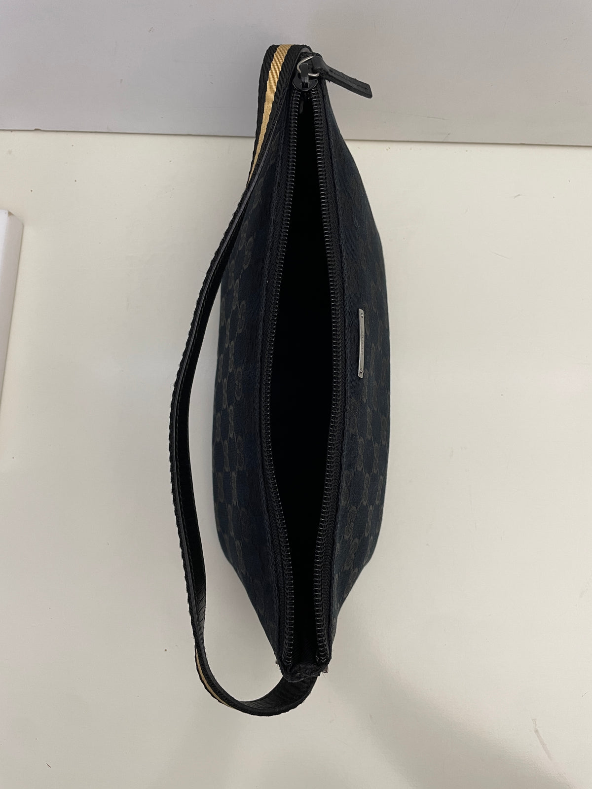 Gucci - Borsa Boat Tessuto Nero Gg Supreme