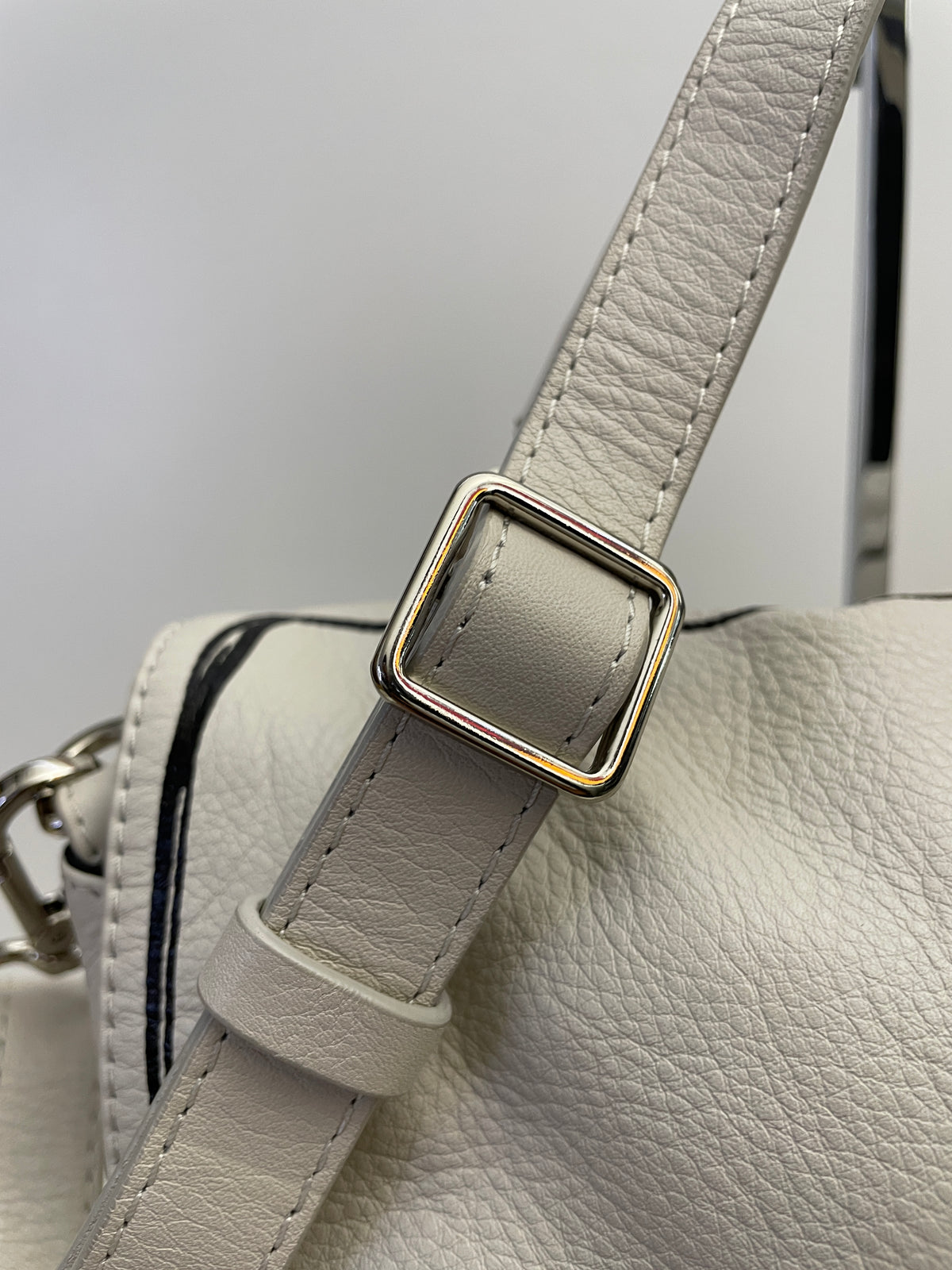 Zanellato - Borsa A Postina Trompe-L'œil Pelle Bianca