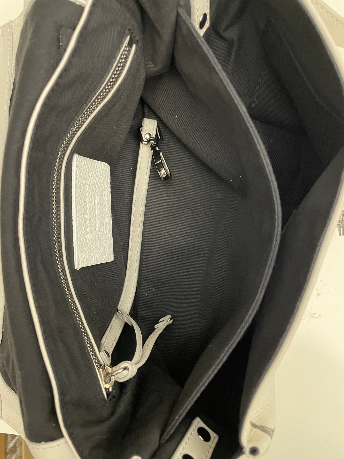 Zanellato - Borsa A Postina Trompe-L'œil Pelle Bianca