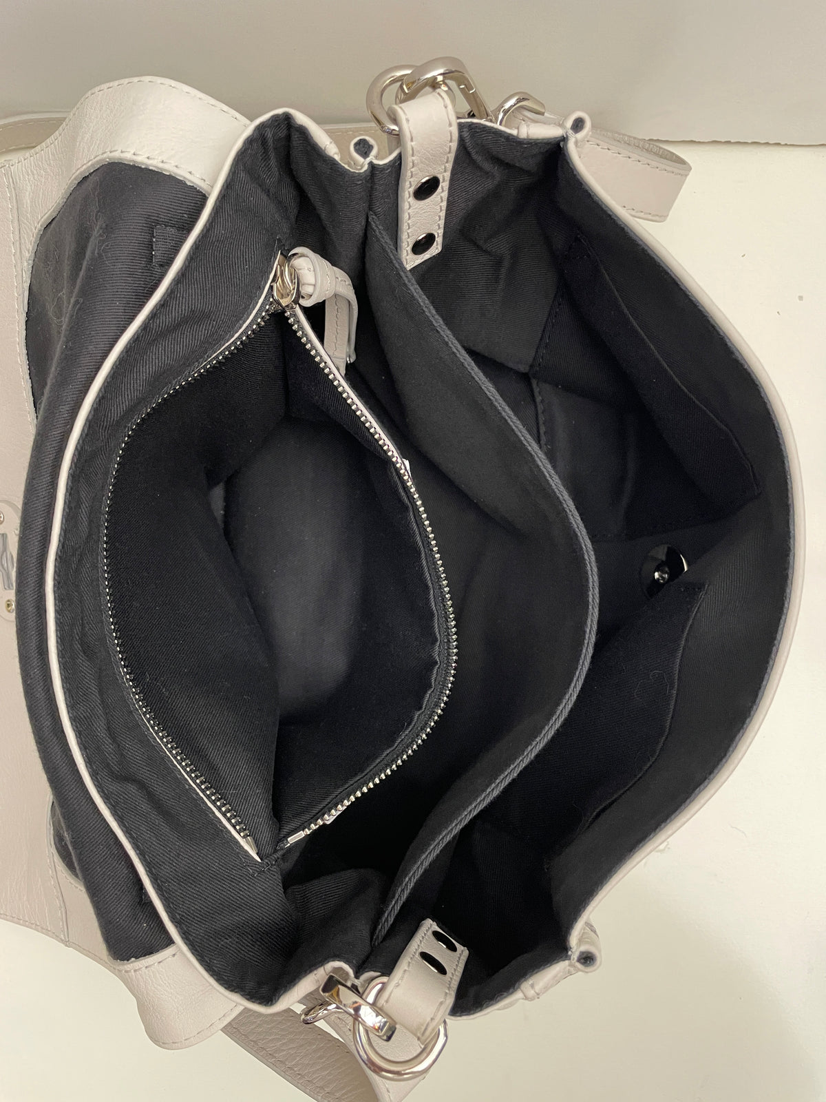 Zanellato - Borsa A Postina Trompe-L'œil Pelle Bianca