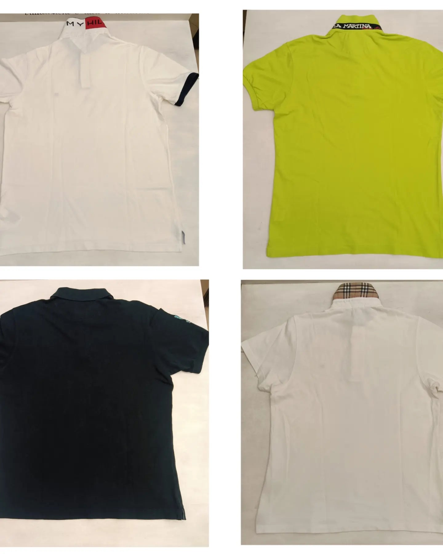 Polo Uomo Lotto 4 Pezzi (Multi-Brand) Cotone Tg XL Slim Fit