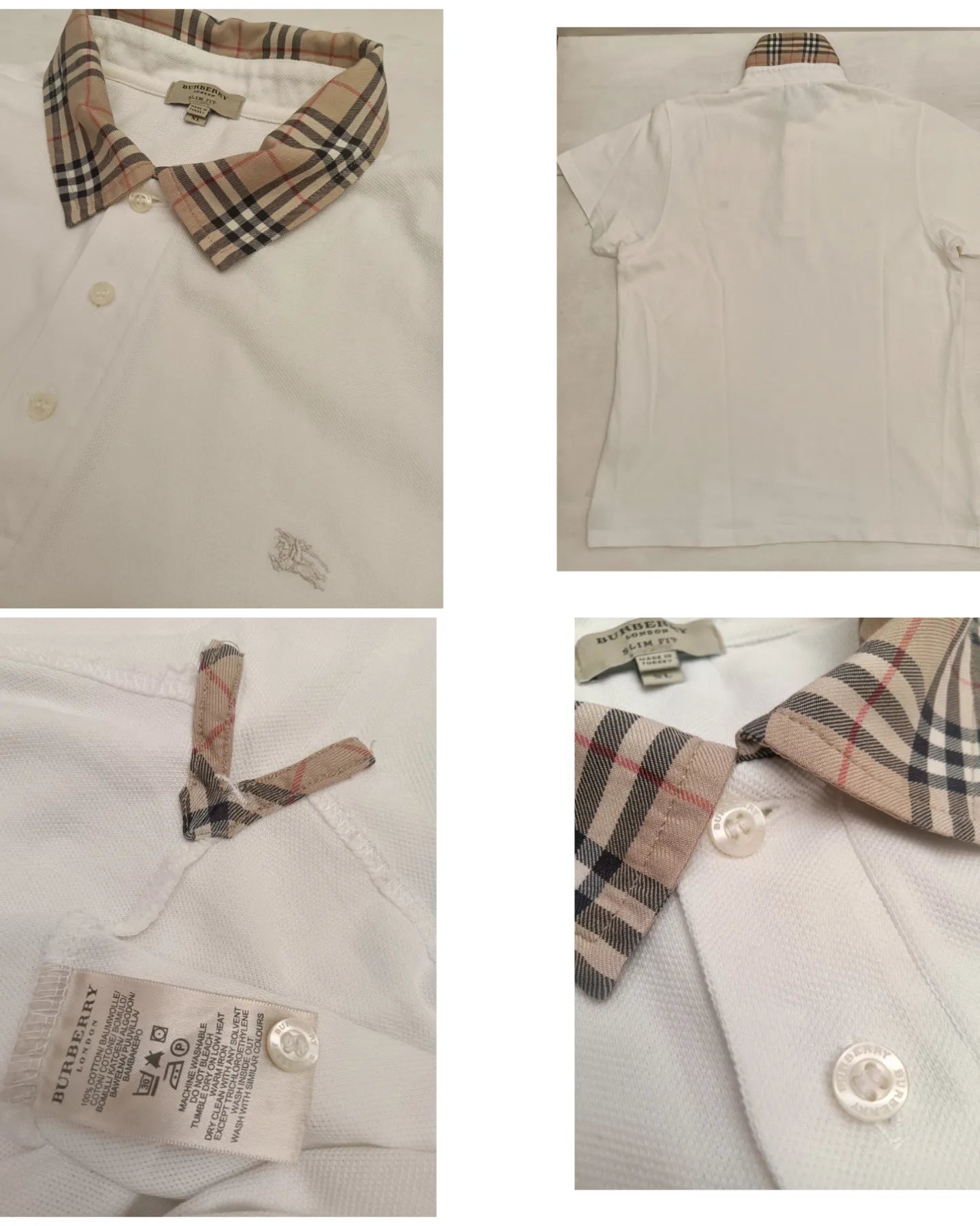 Polo Uomo Lotto 4 Pezzi (Multi-Brand) Cotone Tg XL Slim Fit