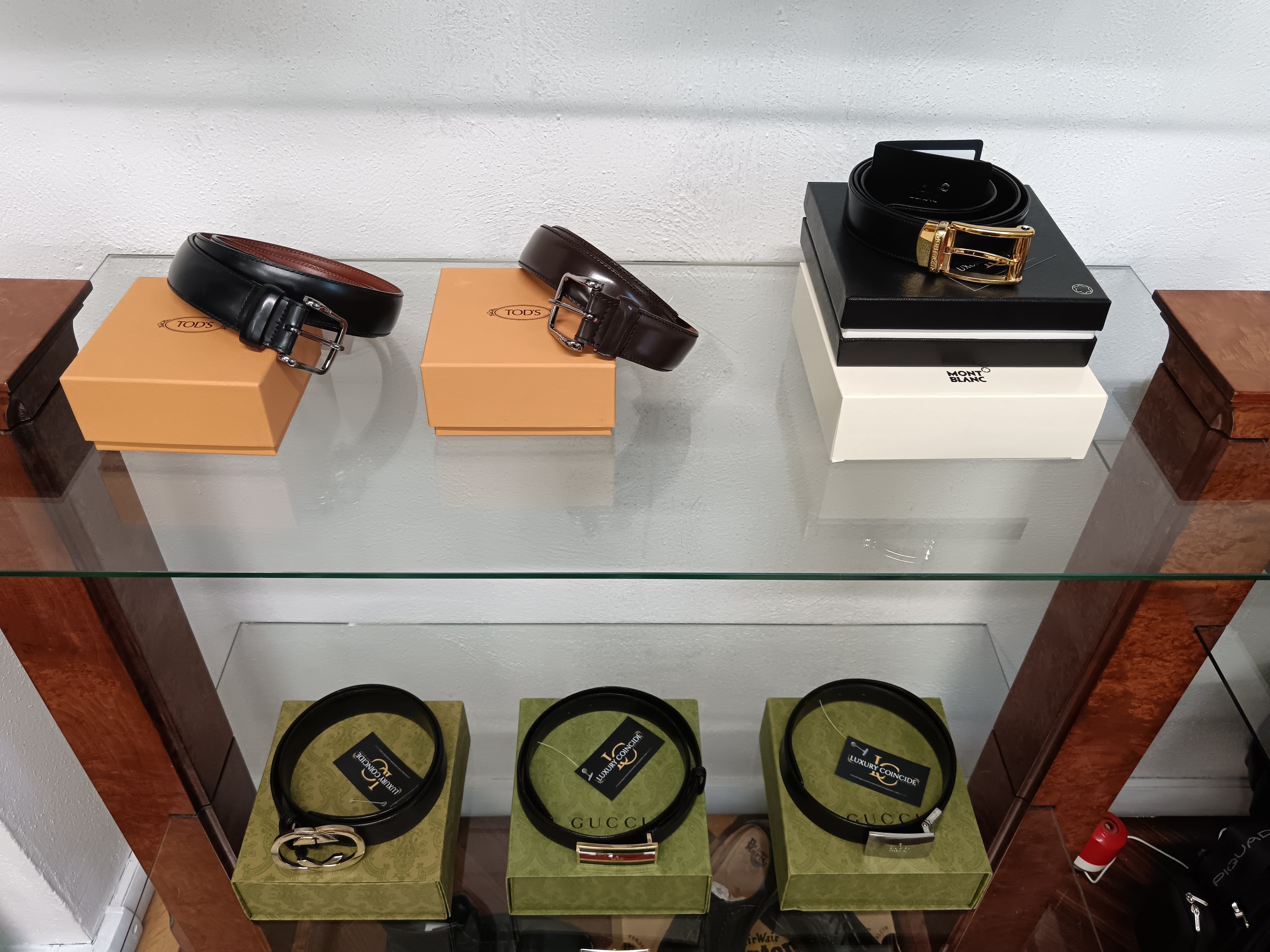 Montblanc Cintura da Uomo Reversibile pelle nera Nuova Full Set