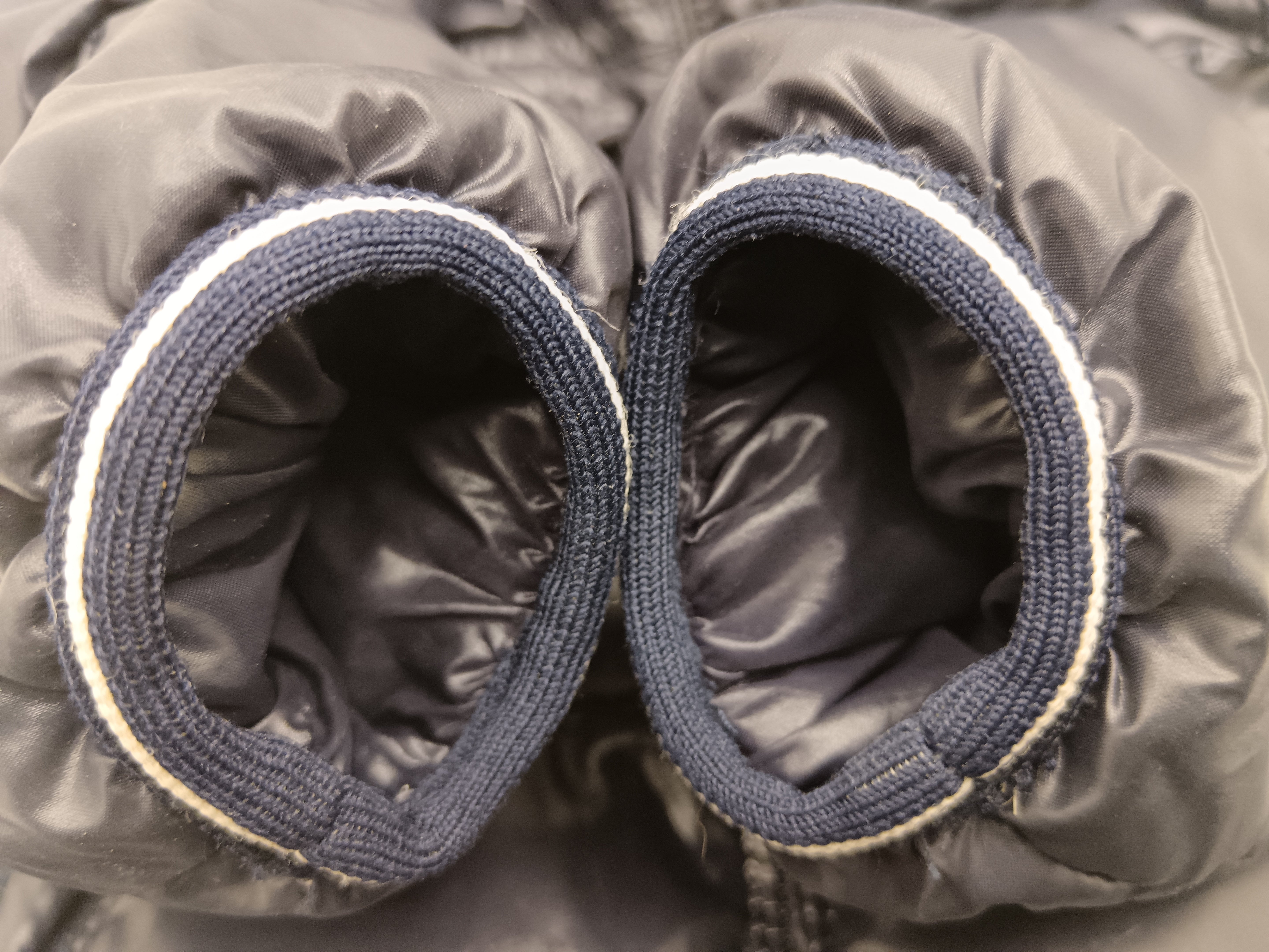 Moncler – Piumino Giubbotto Nylon Blu Bambini 9-12 Mesi