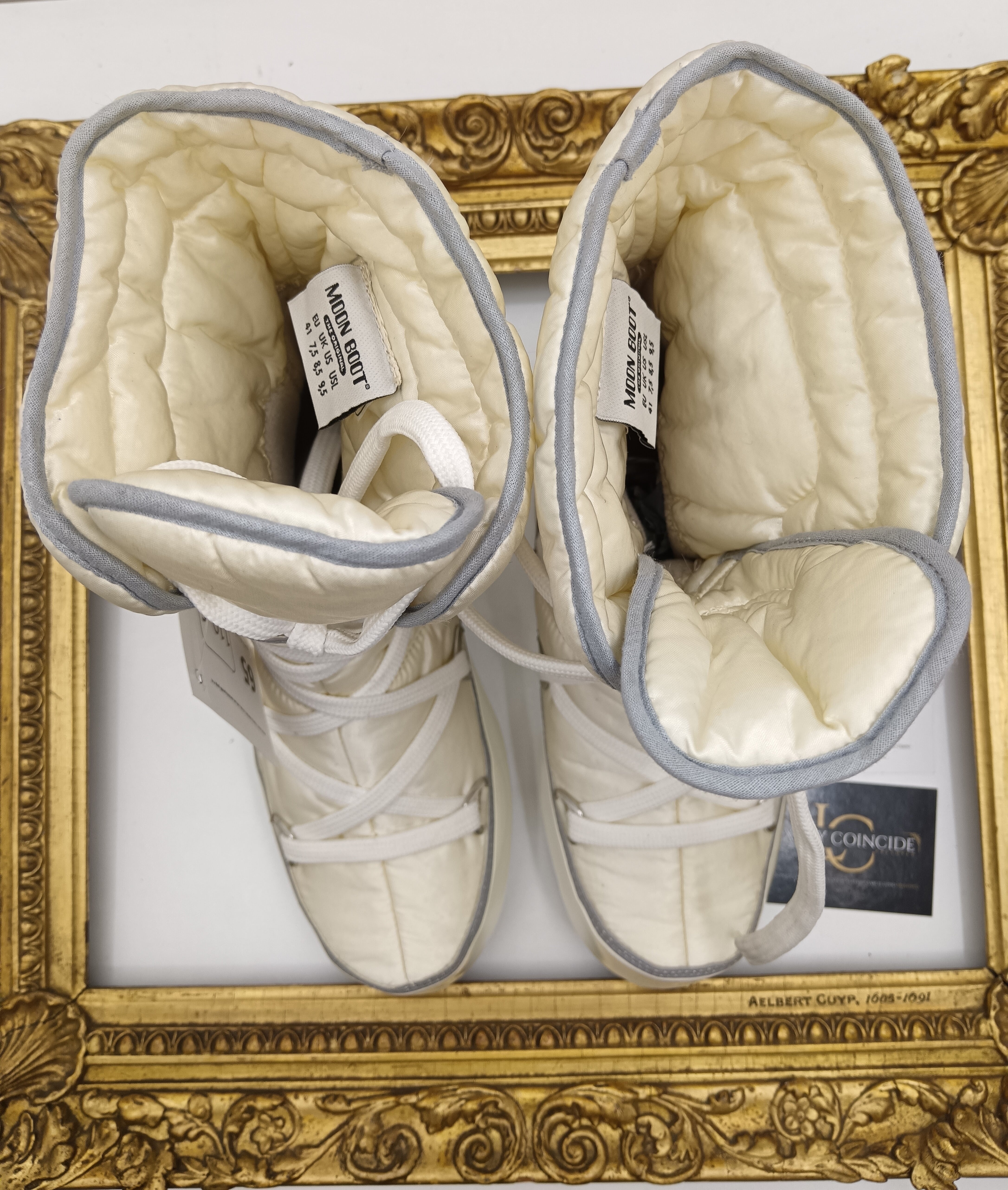 Moon Boot – Stivali Morbidi da Neve Alti in Nylon Avorio