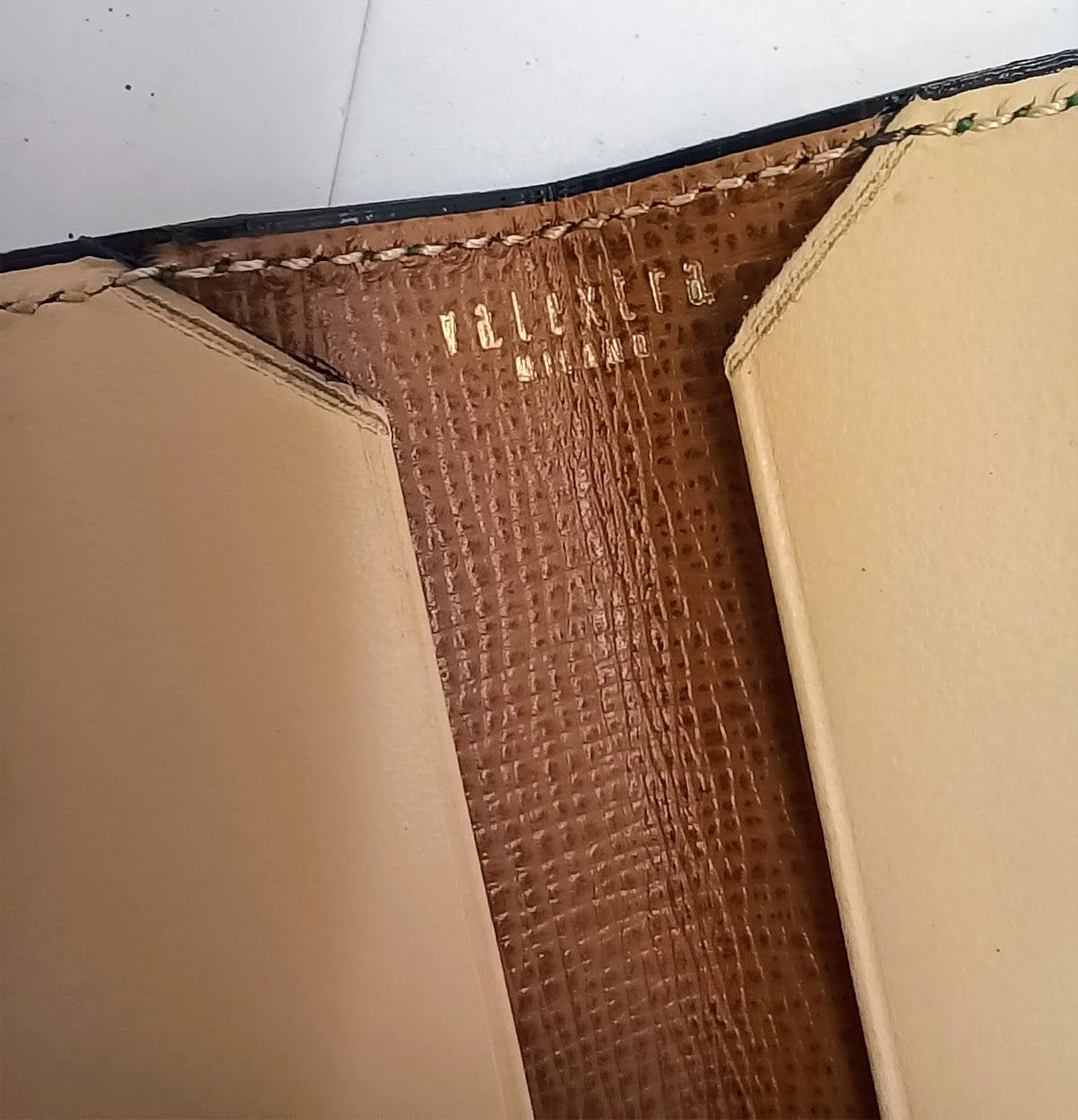 Valextra – Porta Passaporto Documenti Pelle Color Biscotto Nuovo