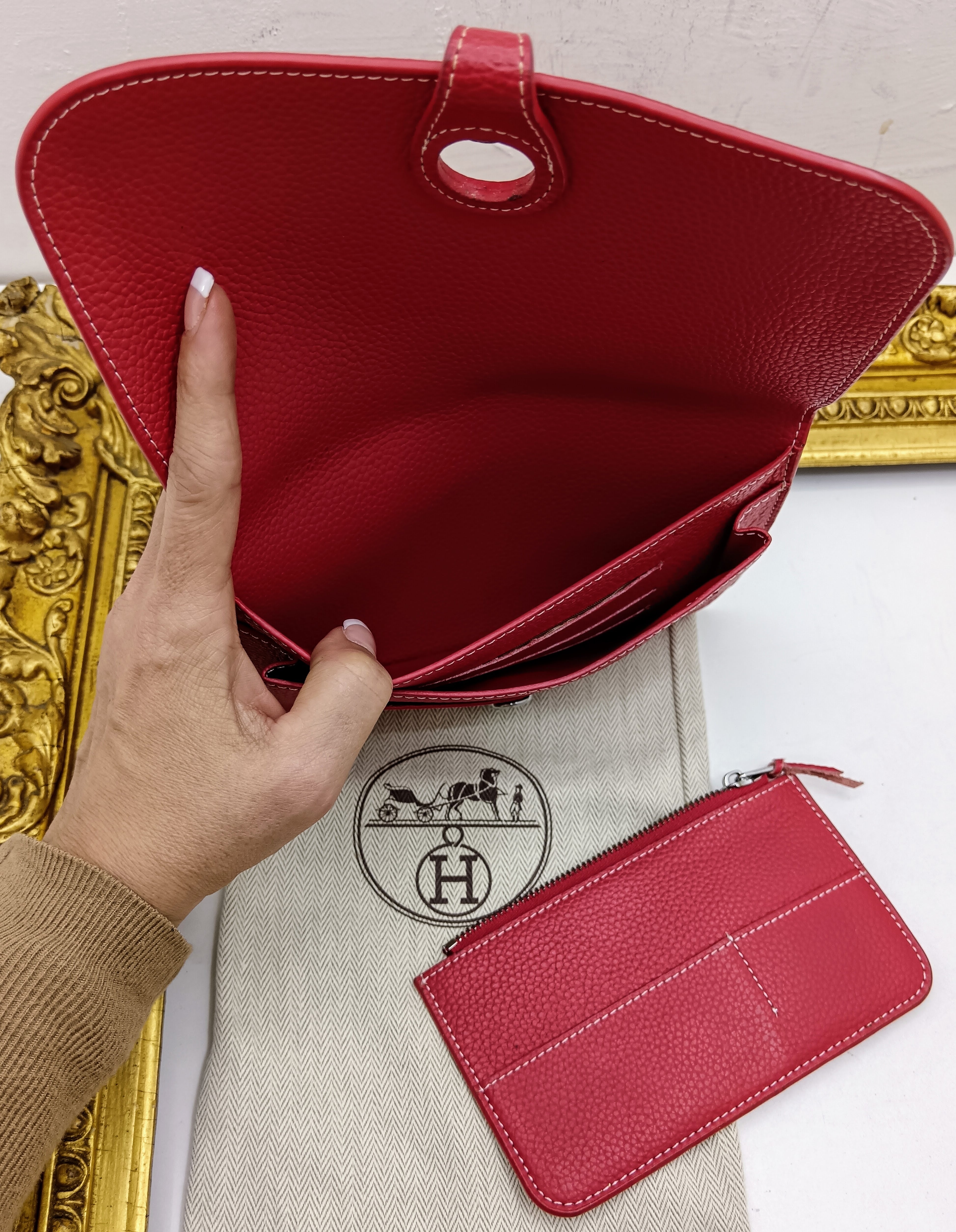Hermès - Portafoglio "Dogon" Donna in pelle
