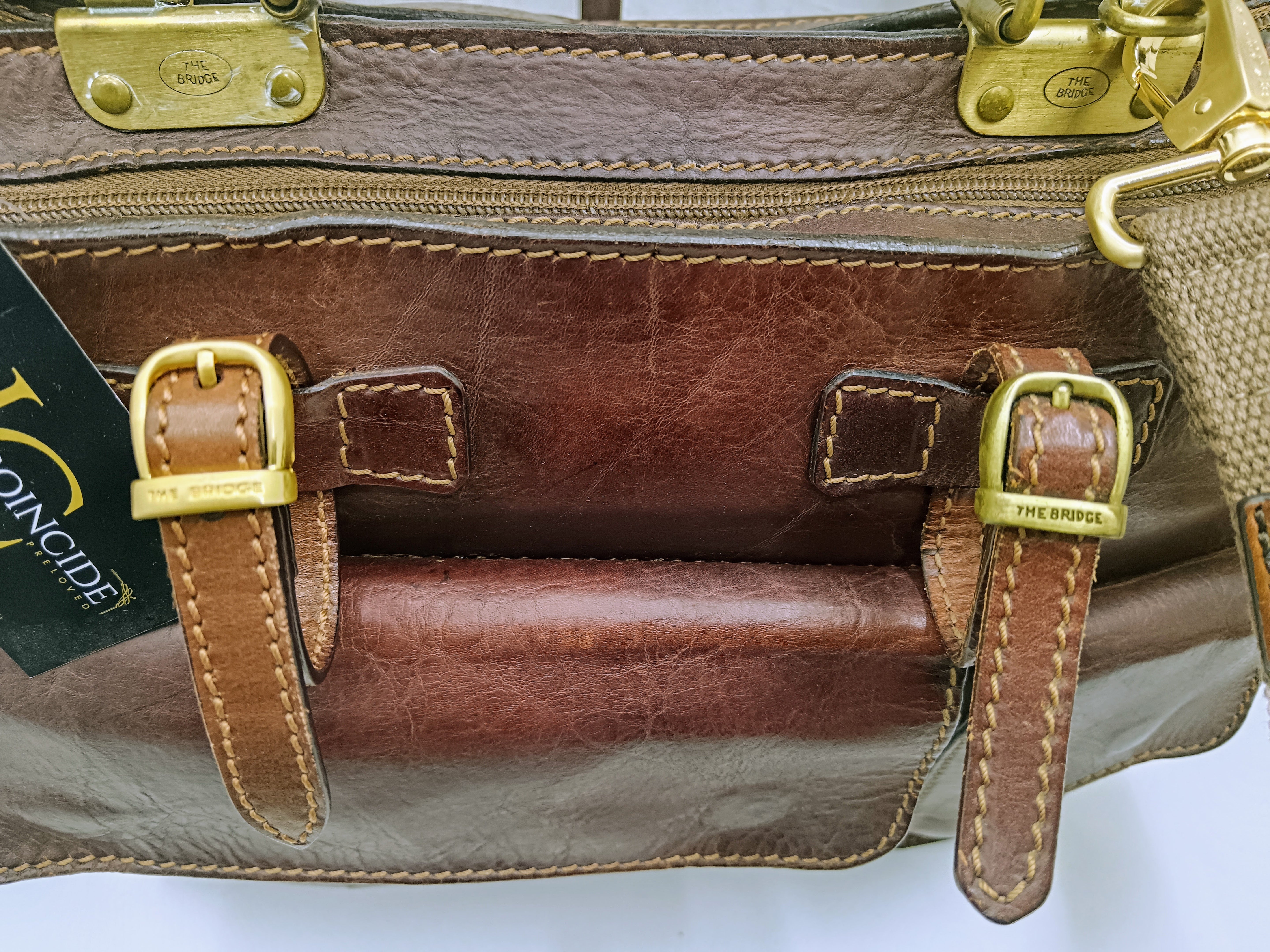 The Bridge – Cartella Porta Ombrello Linea Story Pelle Marrone Vintage