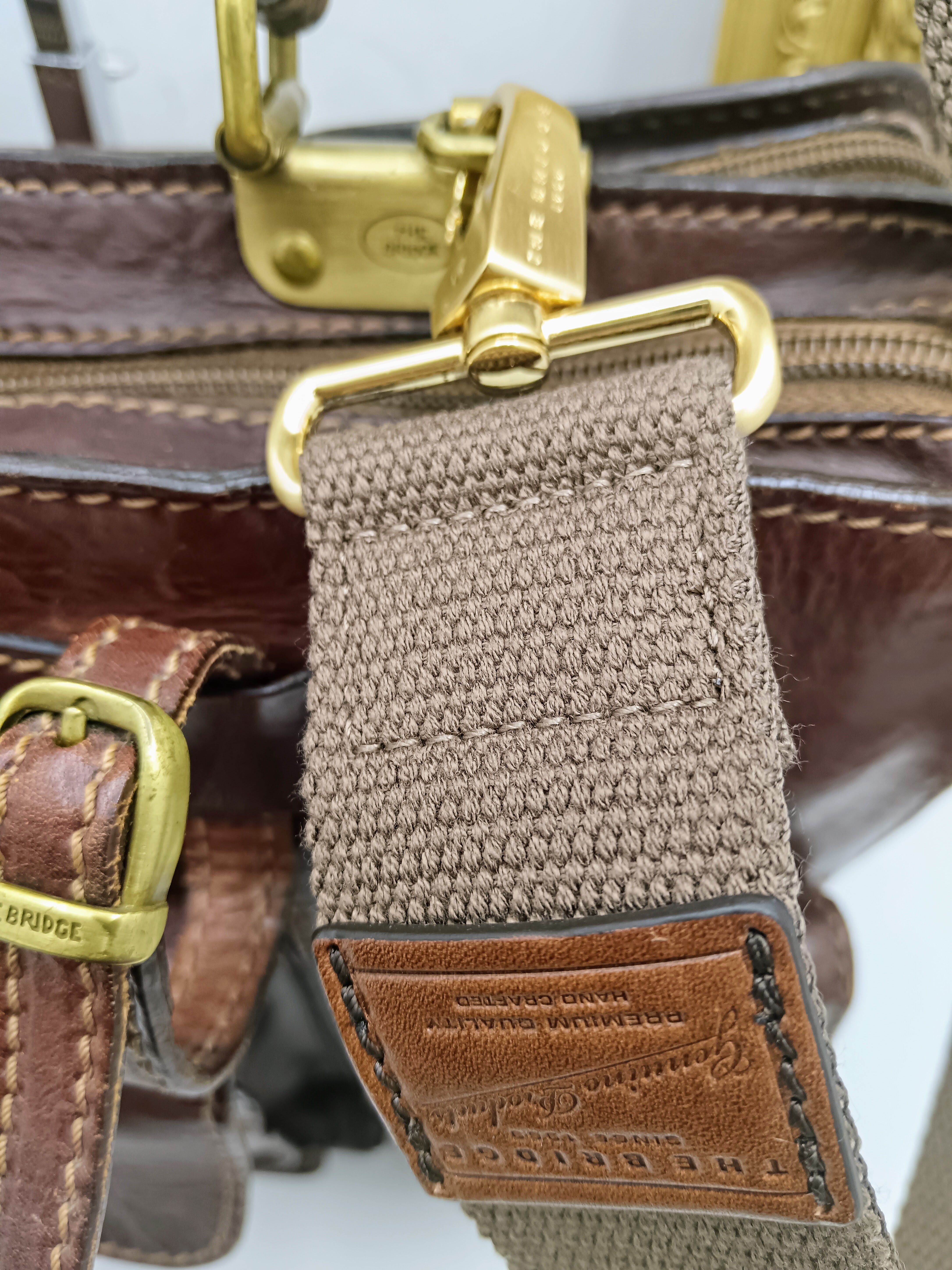 The Bridge – Cartella Porta Ombrello Linea Story Pelle Marrone Vintage