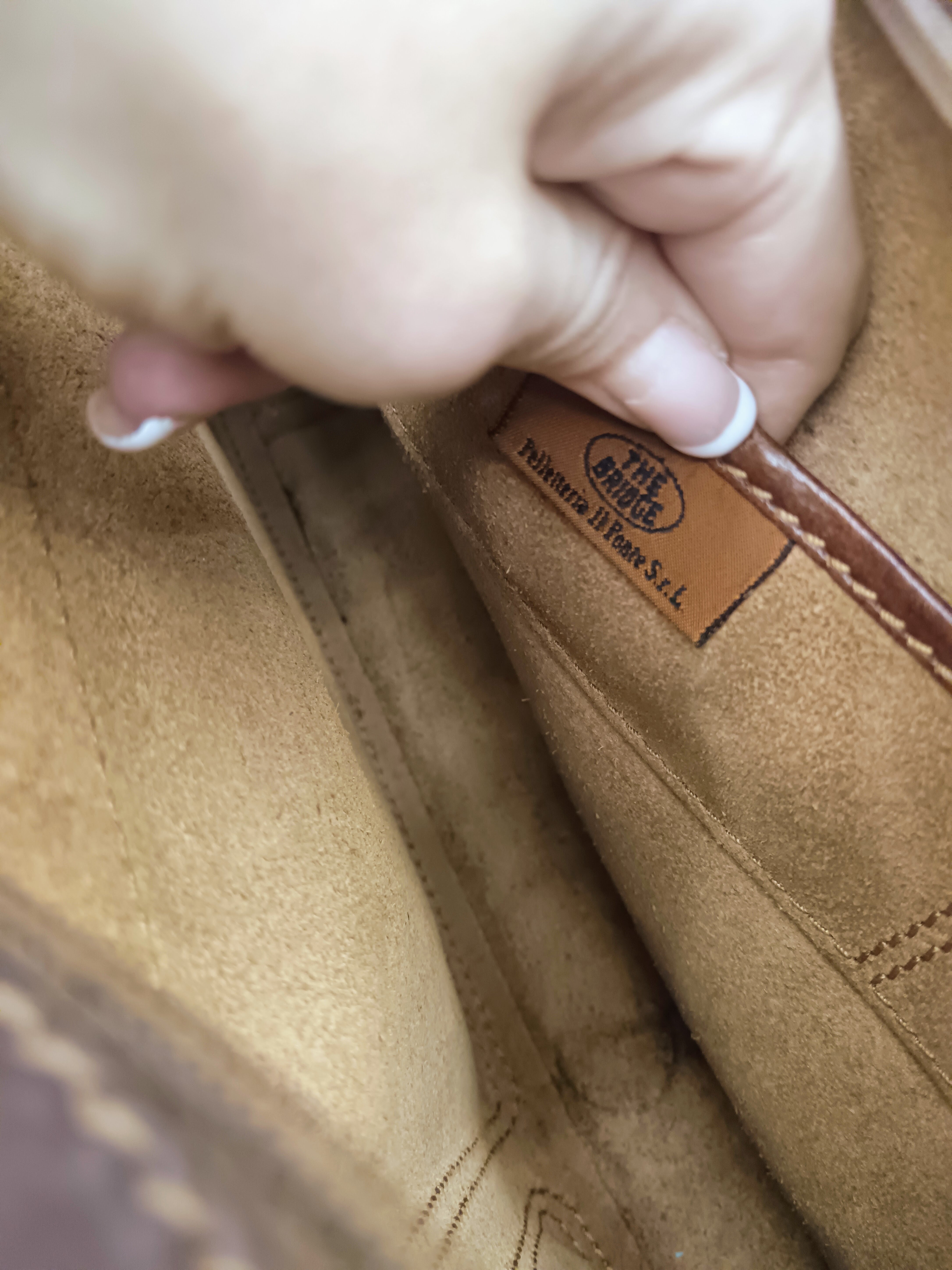 The Bridge – Cartella Porta Ombrello Linea Story Pelle Marrone Vintage