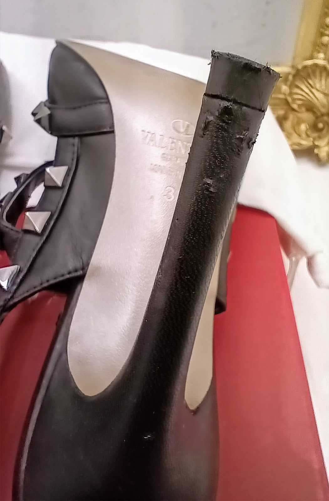 Valentino Garavani – Décolleté Rockstud in Pelle Nera