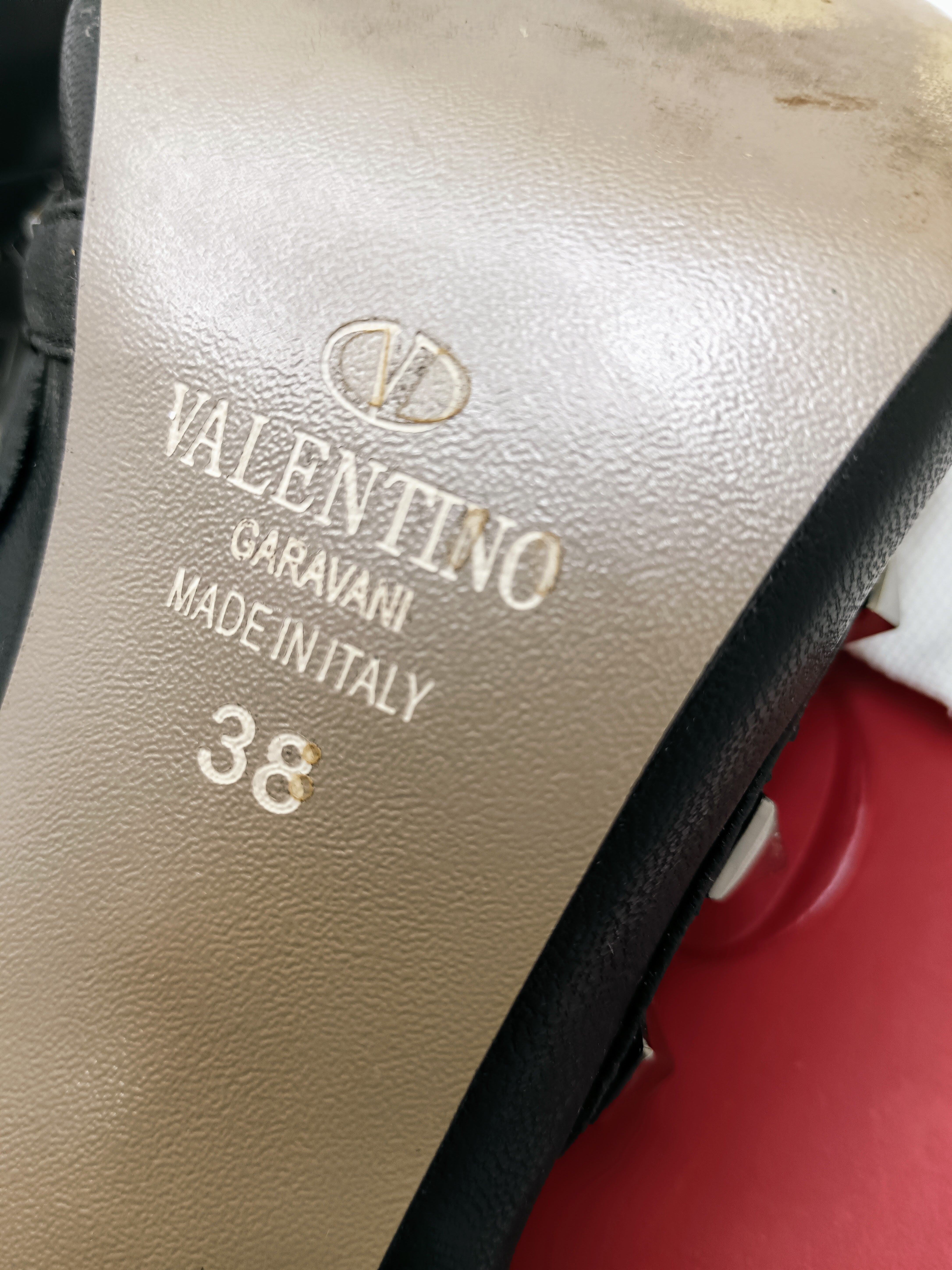 Valentino Garavani – Décolleté Rockstud in Pelle Nera