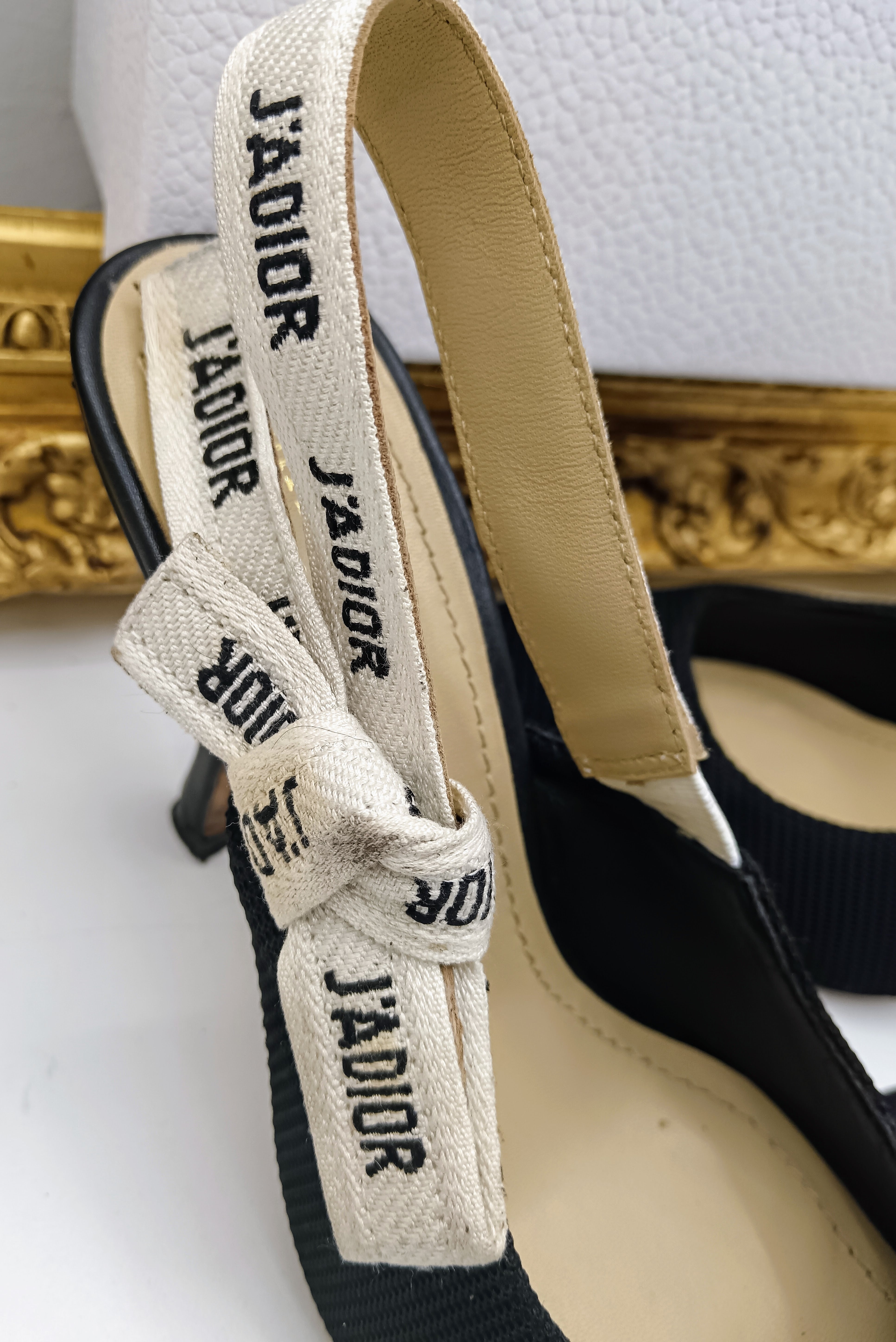 Dior – Slingback Décolleté J’Adior in Tessuto Nero