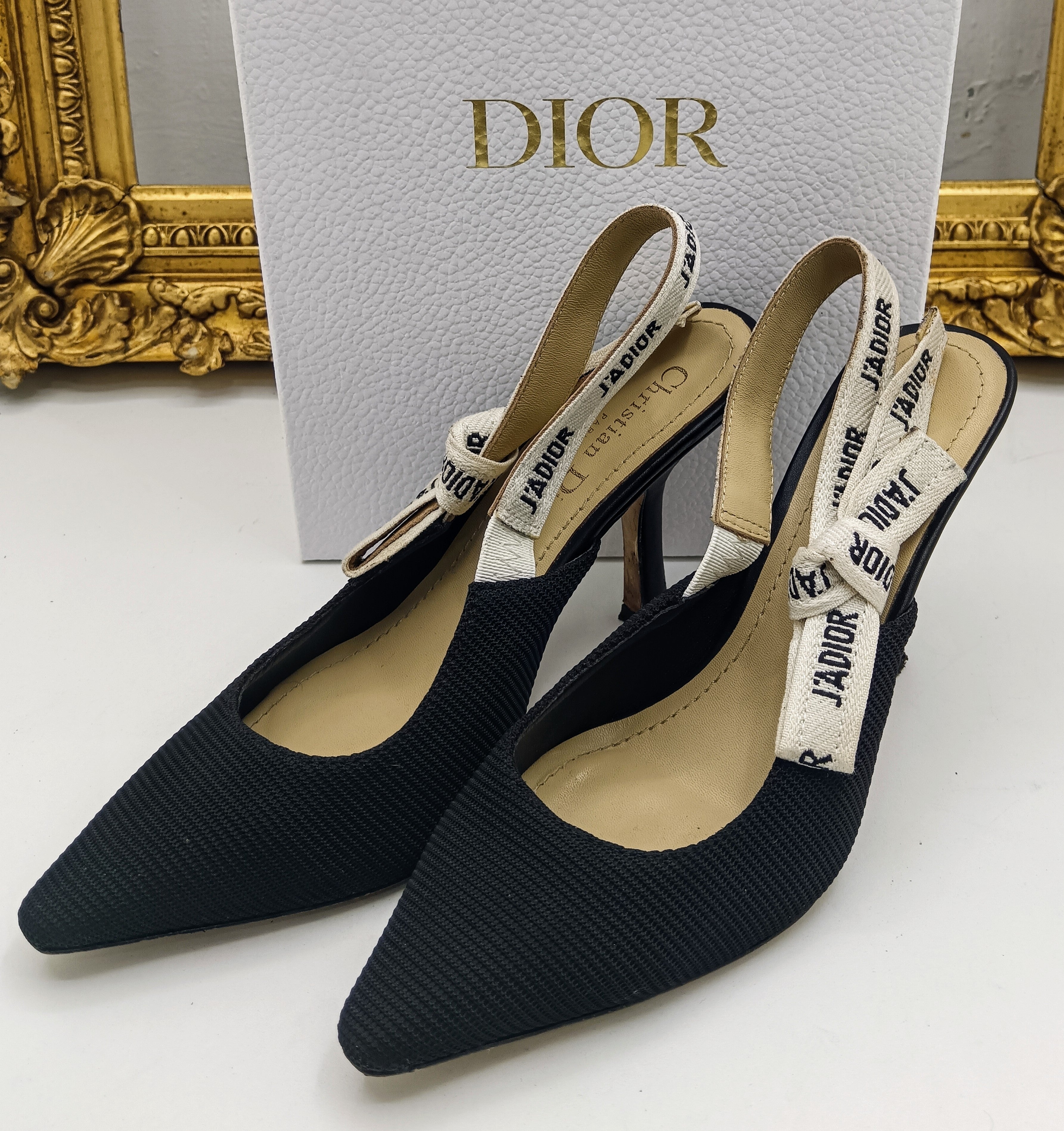 Dior – Slingback Décolleté J’Adior in Tessuto Nero