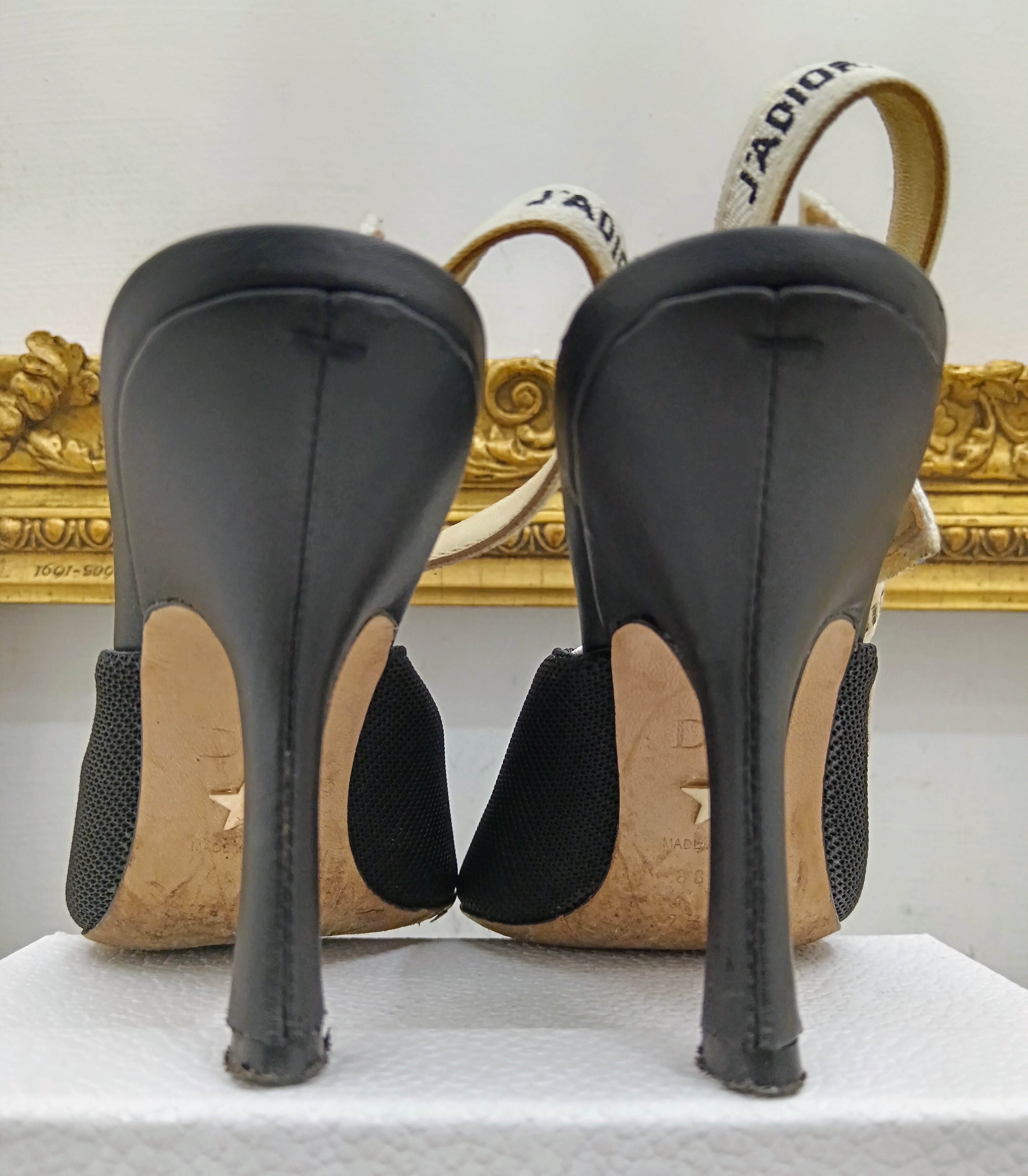 Dior – Slingback Décolleté J’Adior in Tessuto Nero