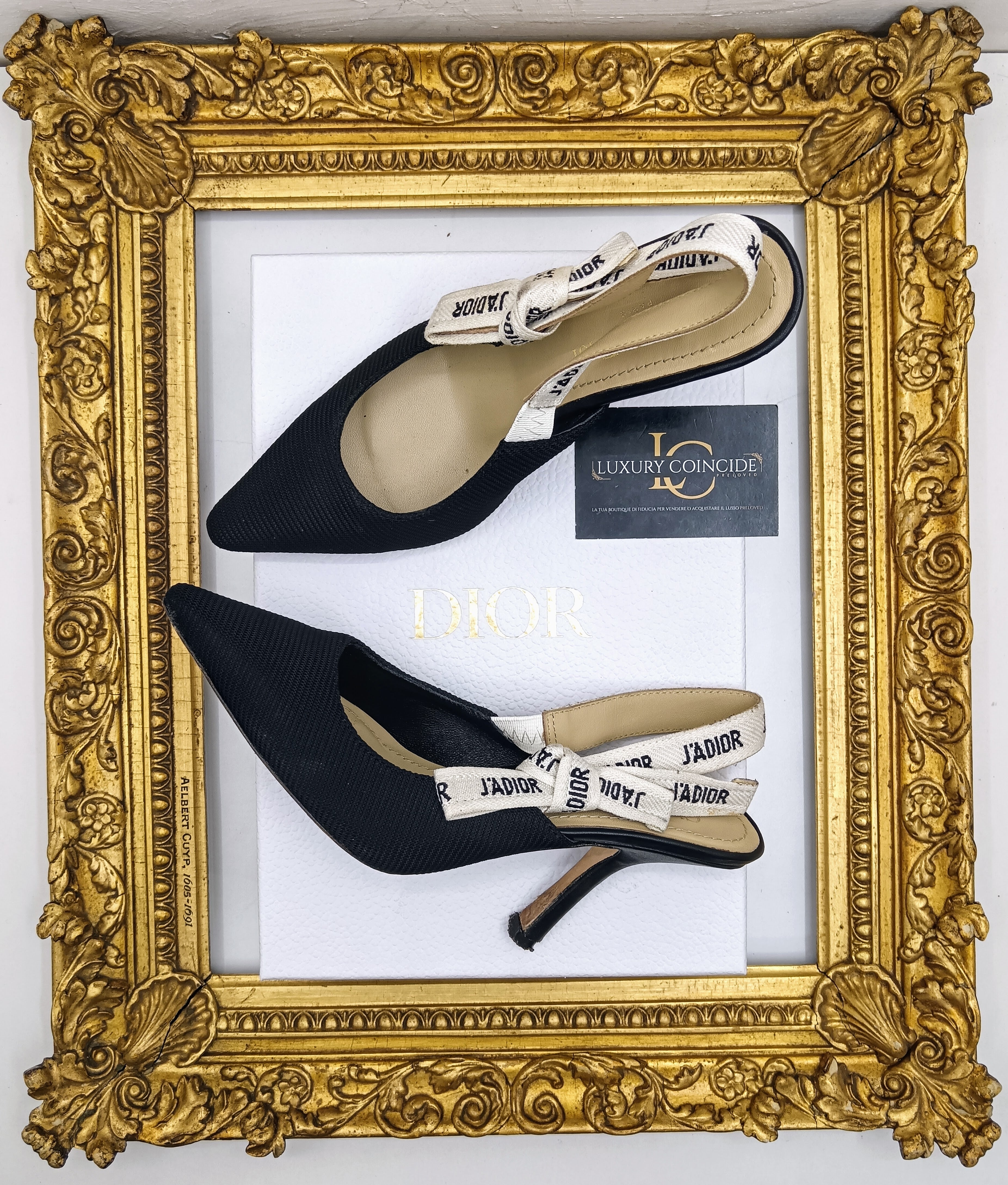 Dior – Slingback Décolleté J’Adior in Tessuto Nero