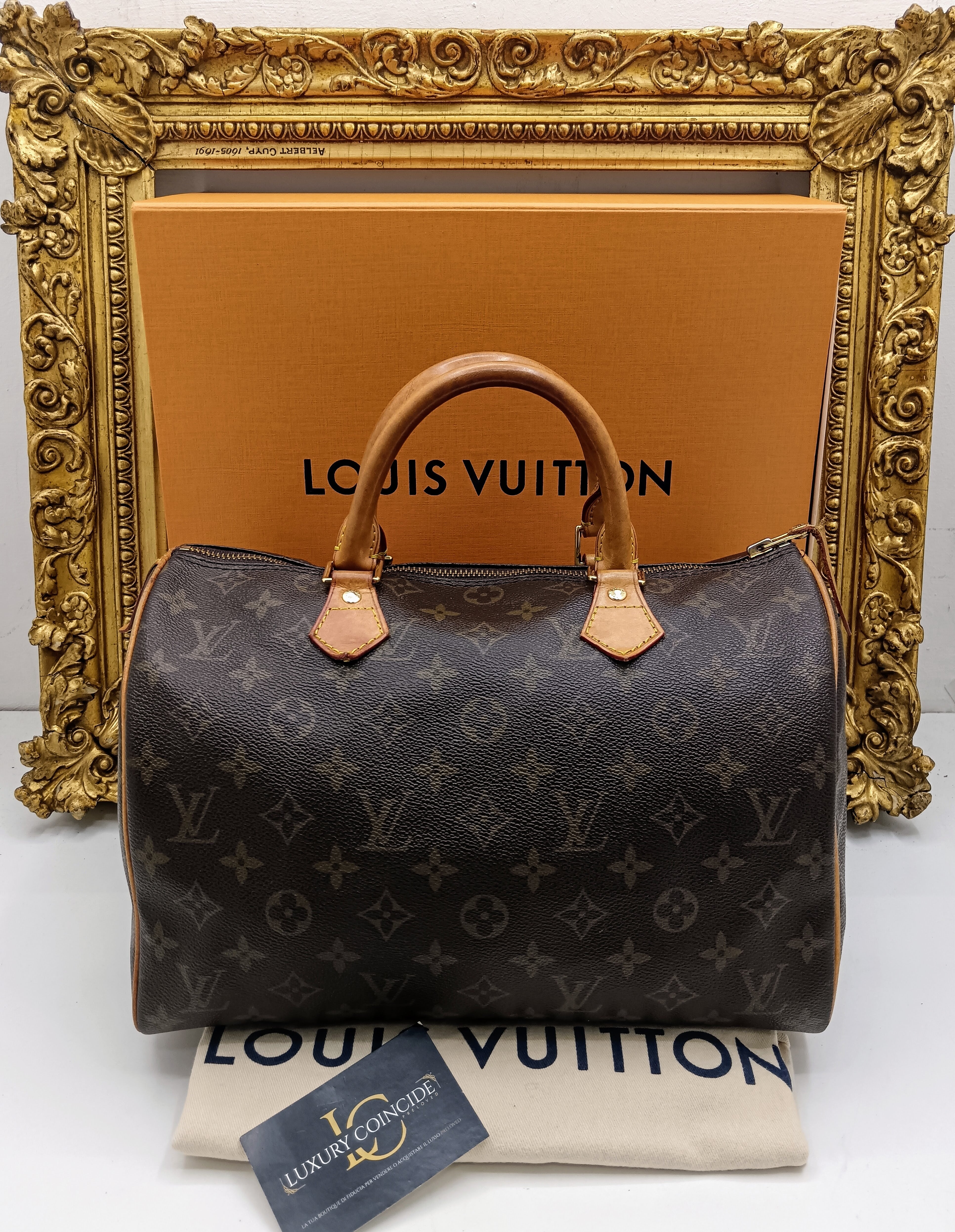 Louis Vuitton – Bauletto Speedy 30 Canvas Monogram · Full Set