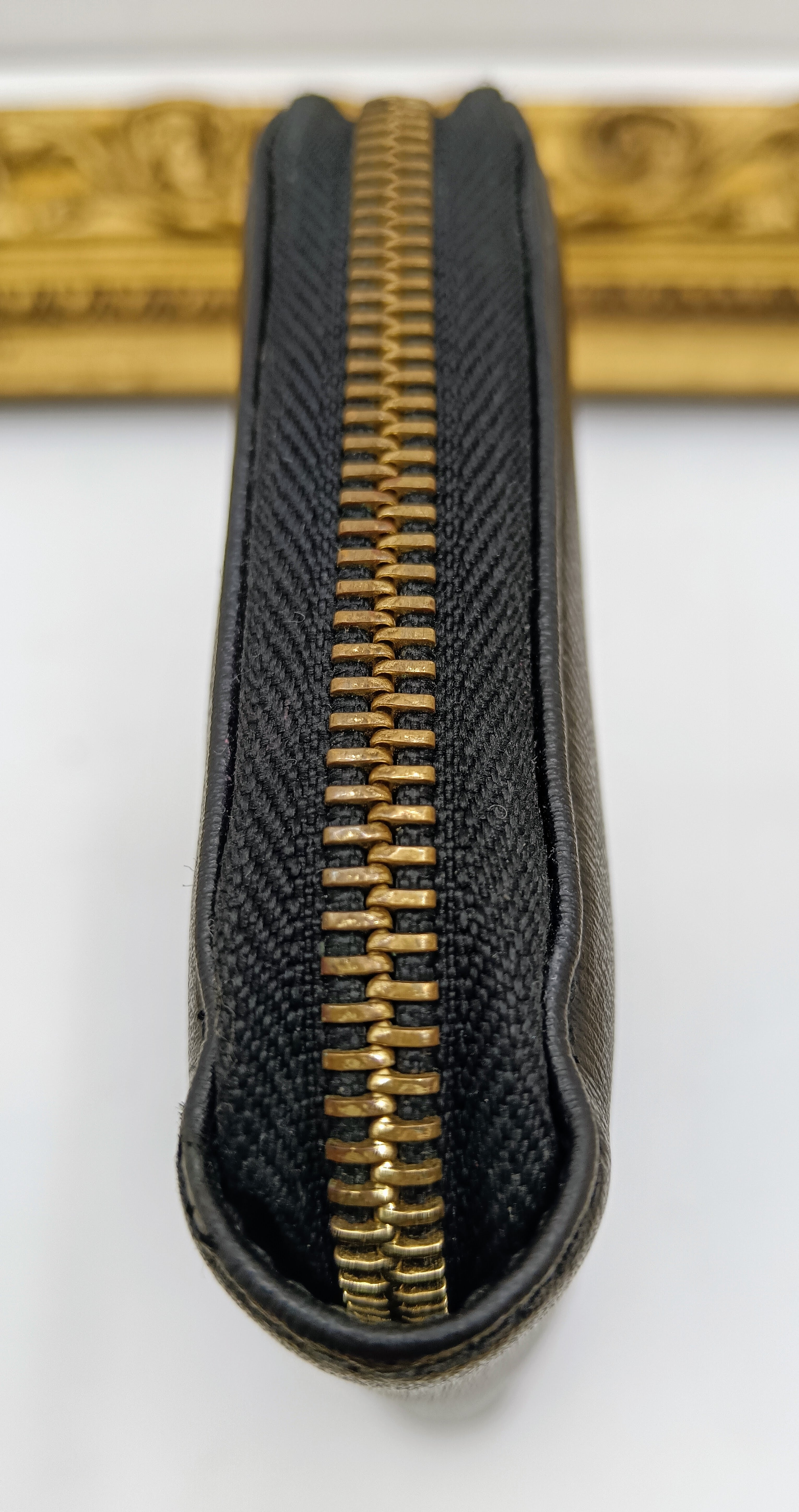 Ferragamo Salvatore – Portafoglio Continental Big Logo pelle nera