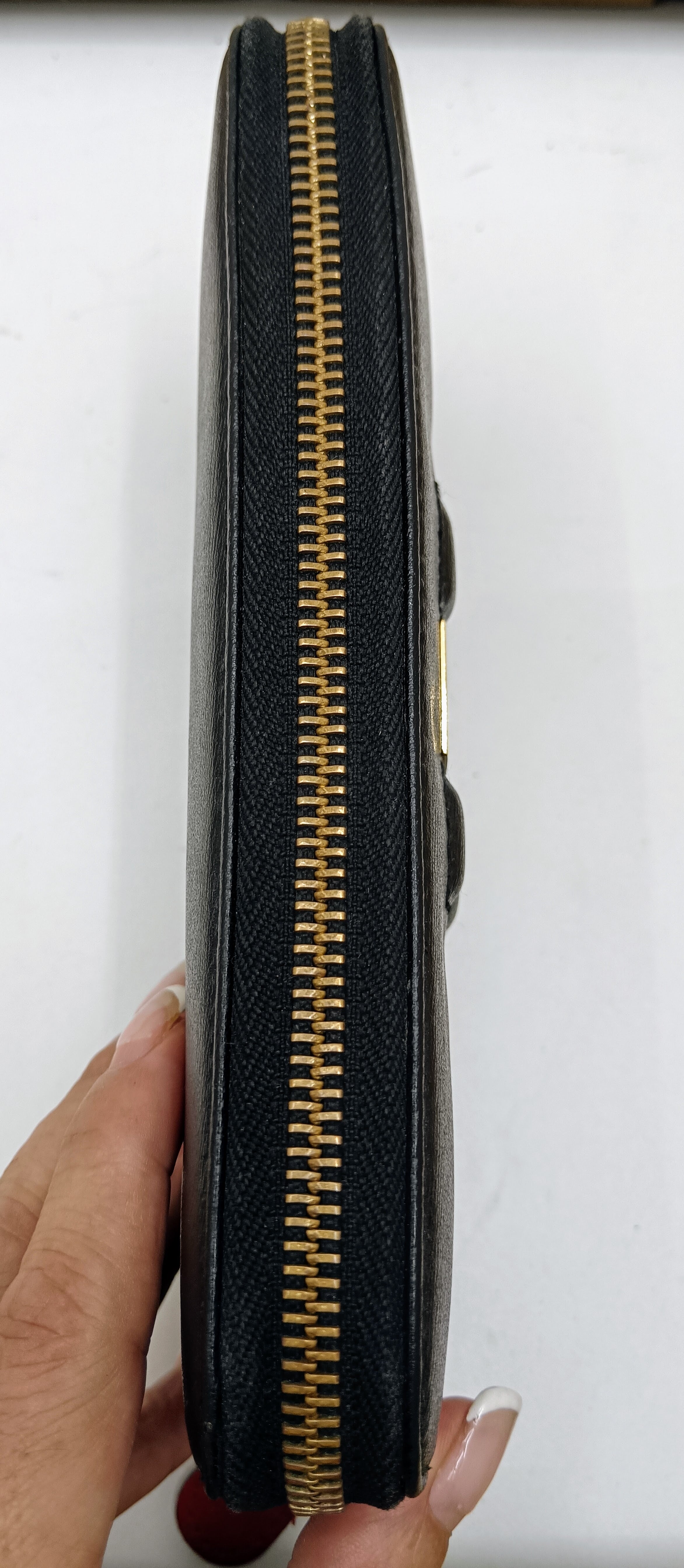 Ferragamo Salvatore – Portafoglio Continental Big Logo pelle nera