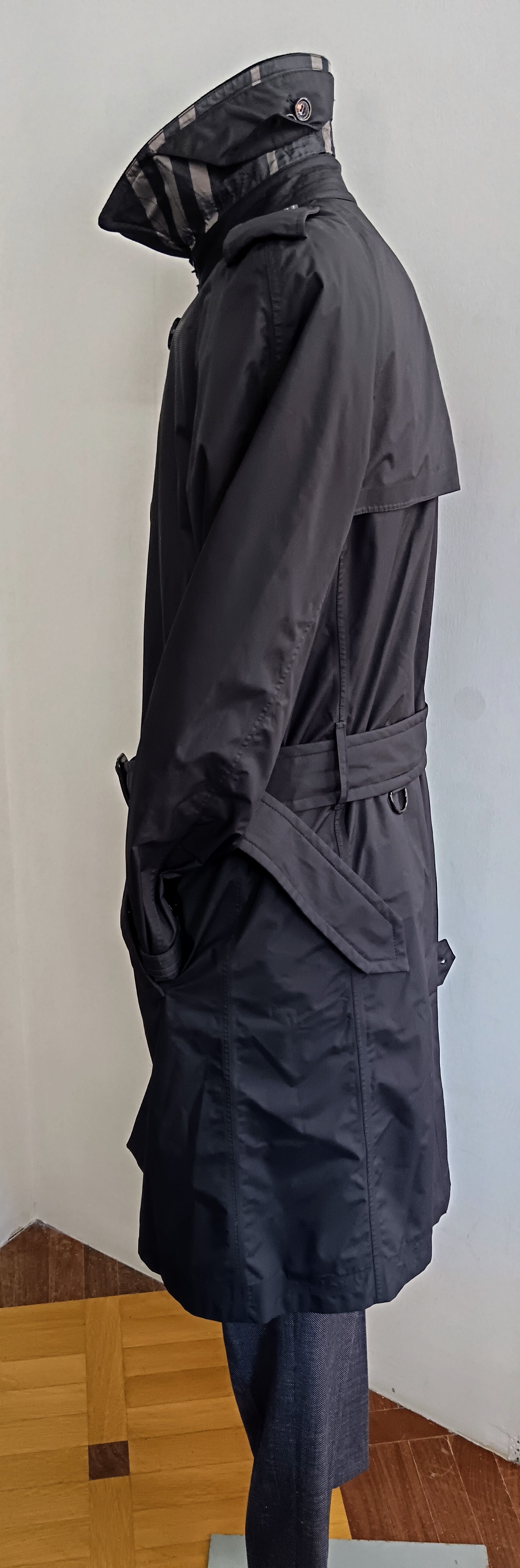 Burberry - KENSINGTON Trench Nero Tg.50 Unisex